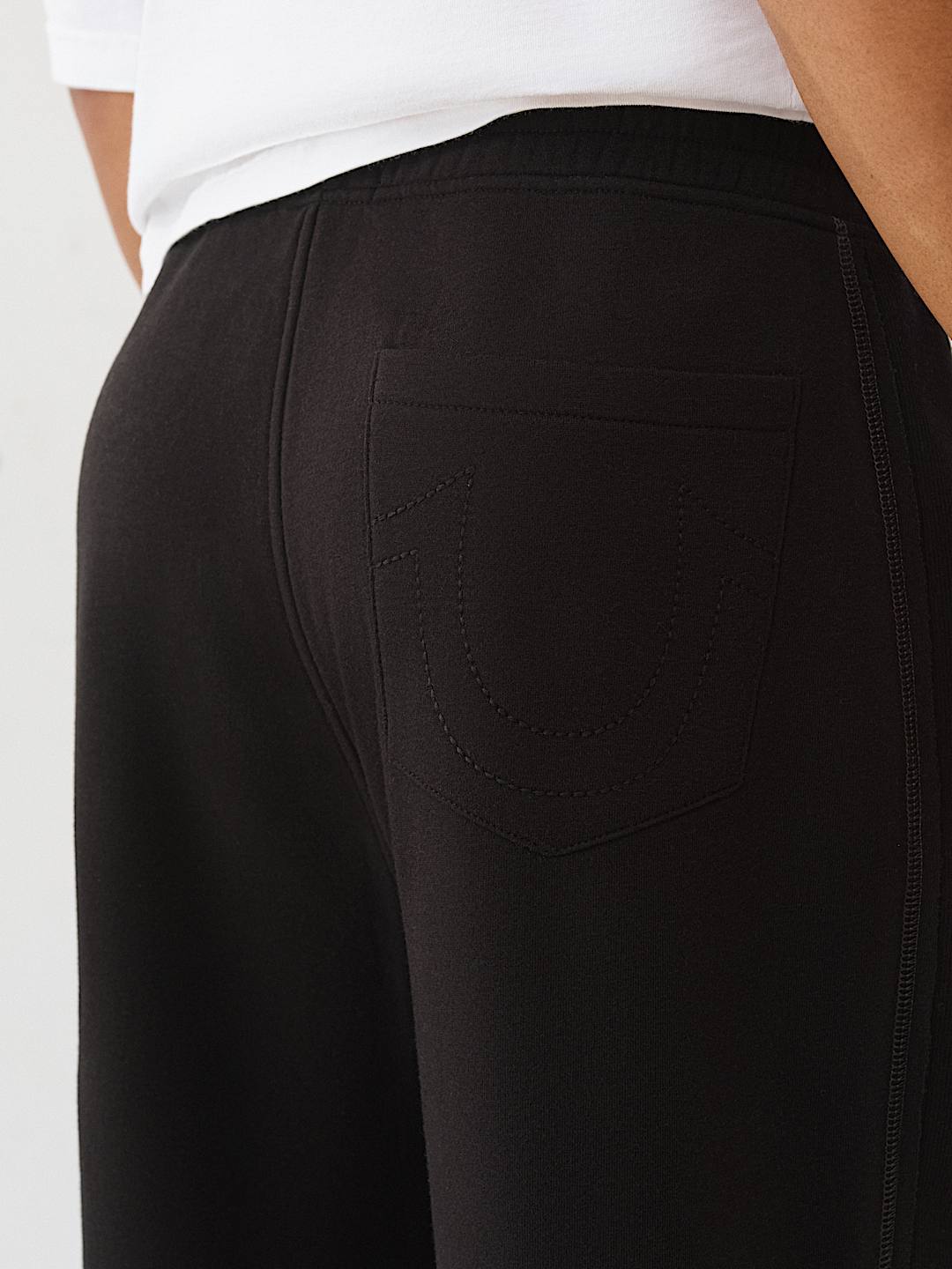 RIBBED LOGO BAGGY SWEATPANT, image 3