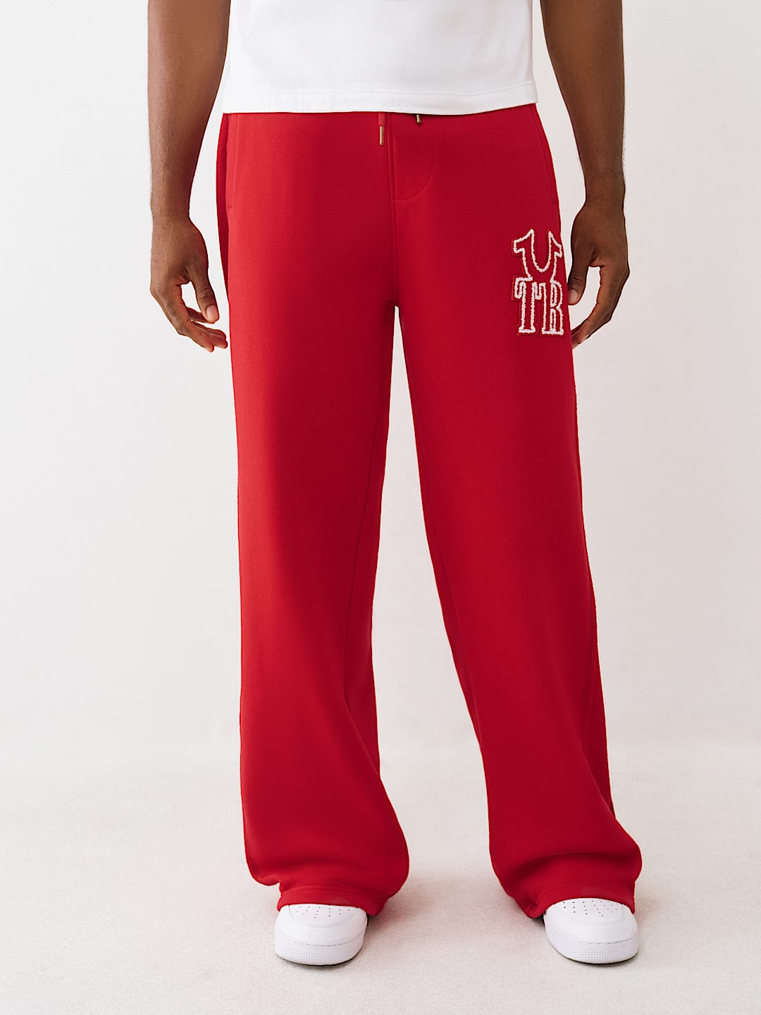RIBBED LOGO BAGGY SWEATPANT, image 4