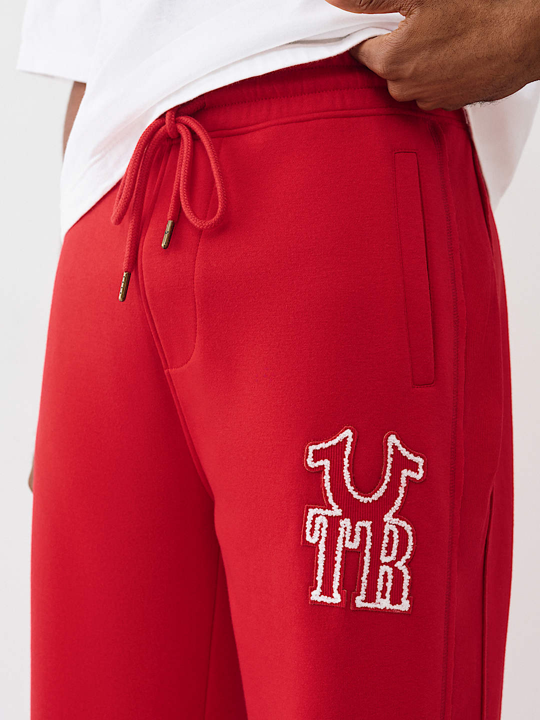 RIBBED LOGO BAGGY SWEATPANT, image 5