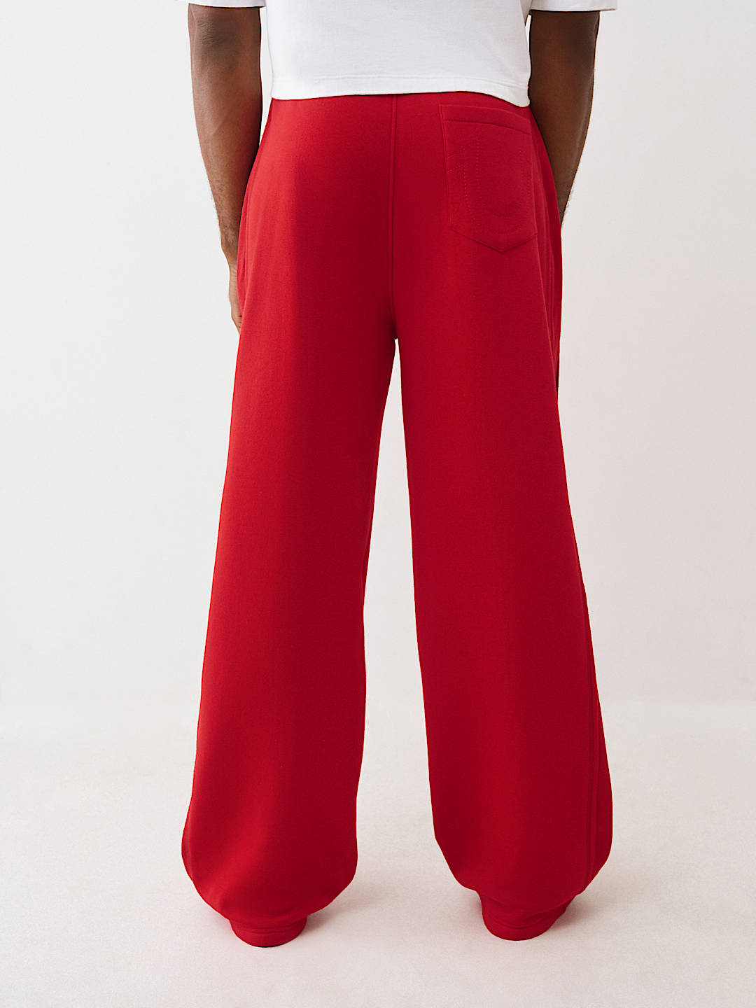 RIBBED LOGO BAGGY SWEATPANT, image 6