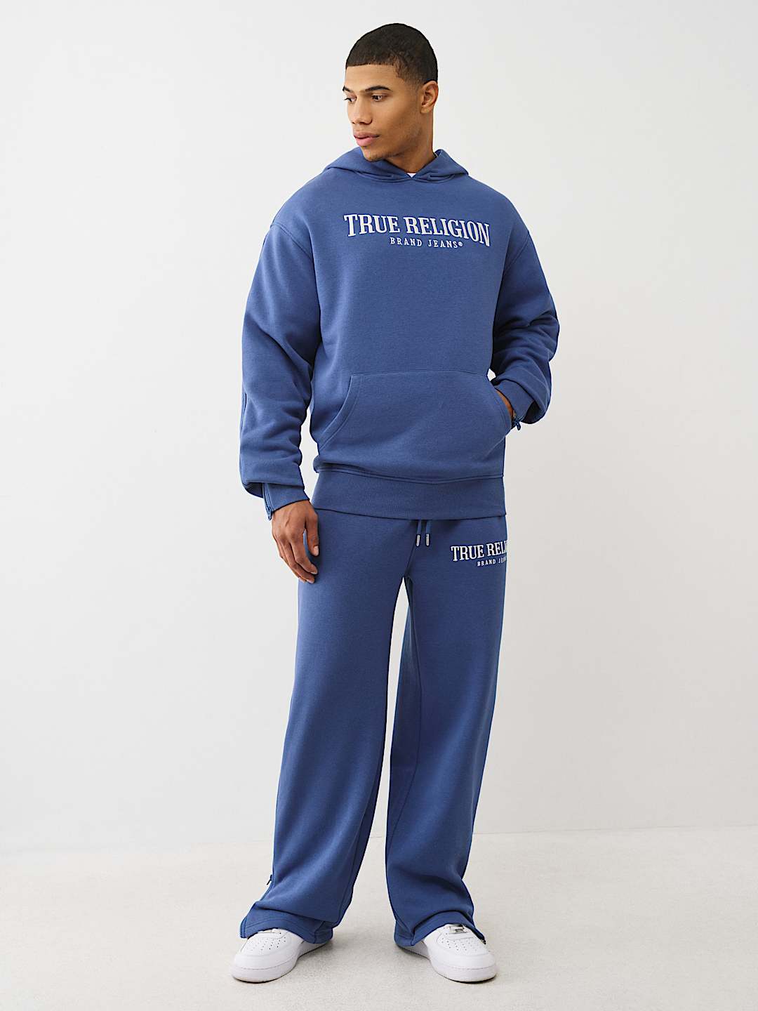 ZIP-UP BAGGY SWEATPANT, image 7