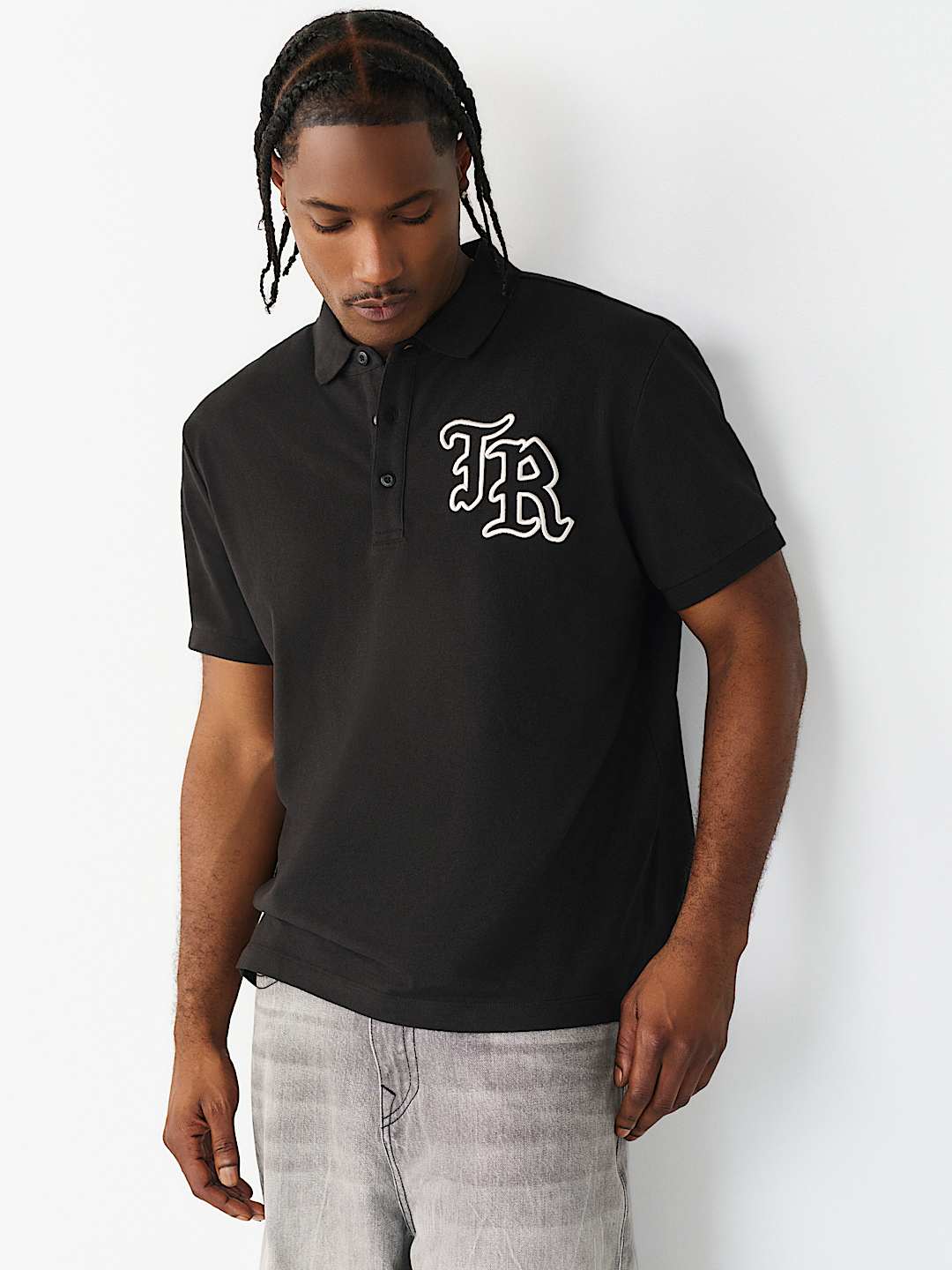 EMBROIDERED STITCH DEPT POLO SHIRT, image 2