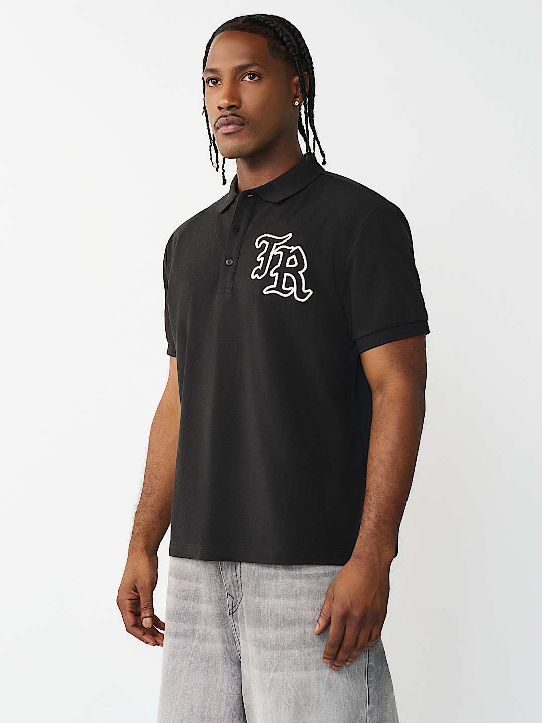 EMBROIDERED STITCH DEPT POLO SHIRT, image 3