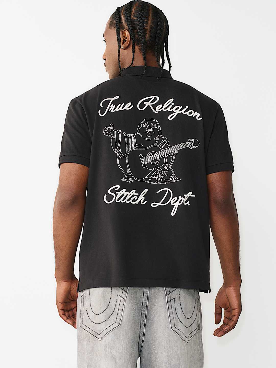 EMBROIDERED STITCH DEPT POLO SHIRT, image 5