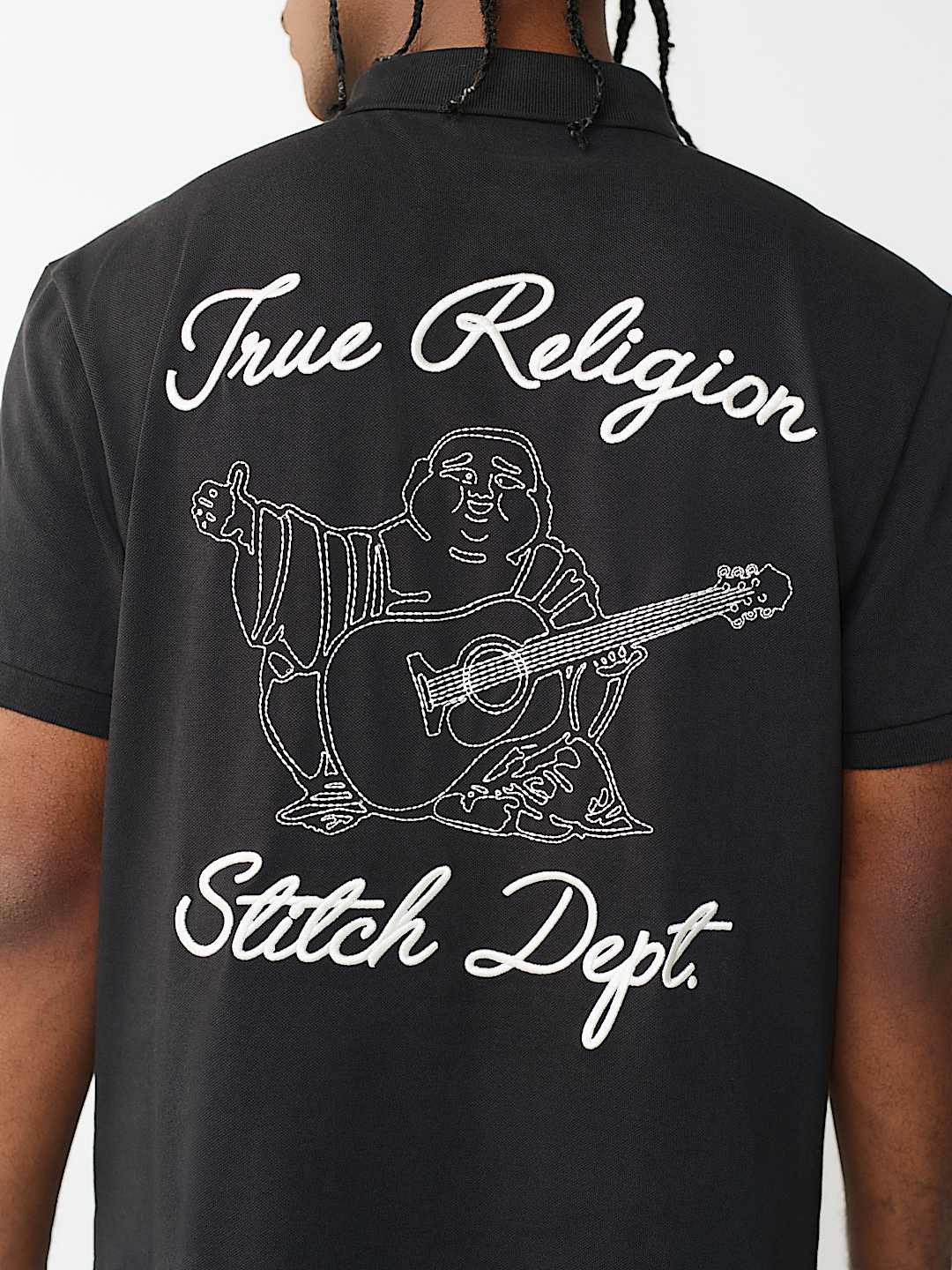 EMBROIDERED STITCH DEPT POLO SHIRT, image 1