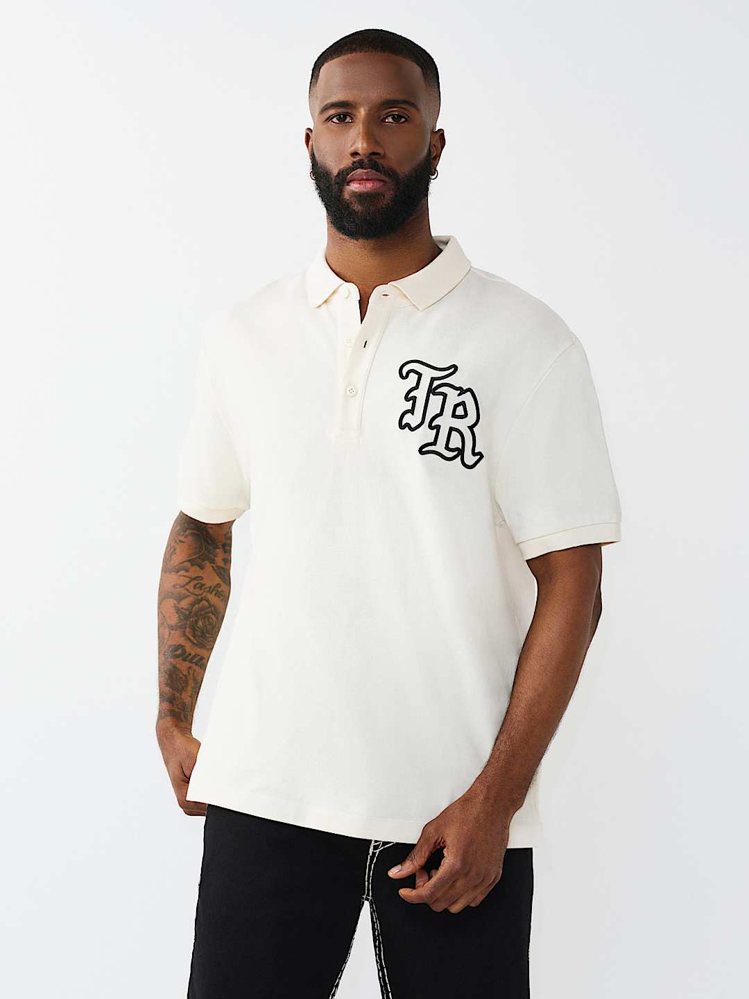 EMBROIDERED STITCH DEPT POLO SHIRT, image 2