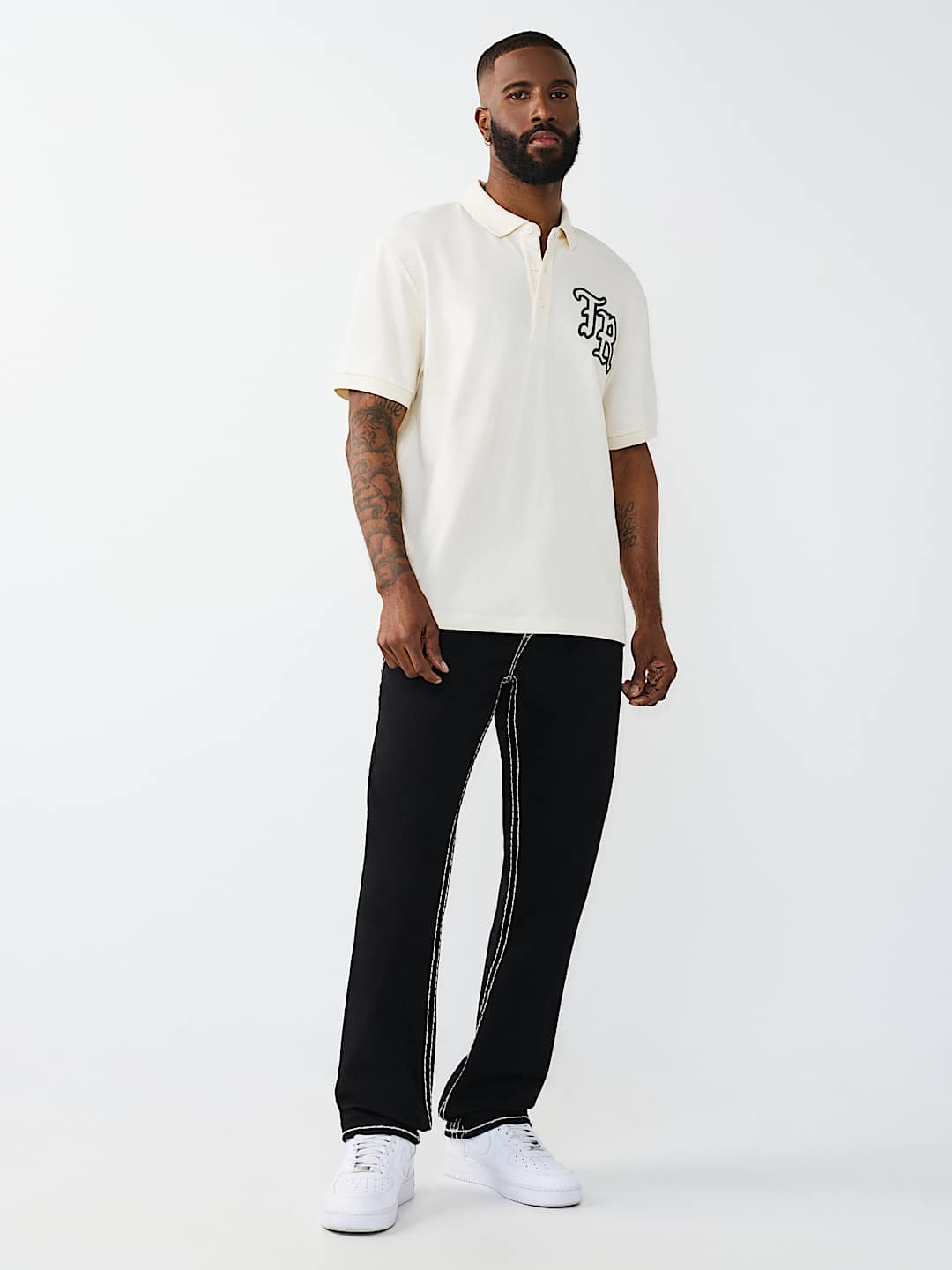 EMBROIDERED STITCH DEPT POLO SHIRT, image 6