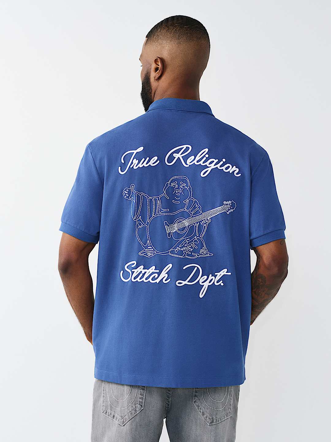 EMBROIDERED STITCH DEPT POLO SHIRT, image 5