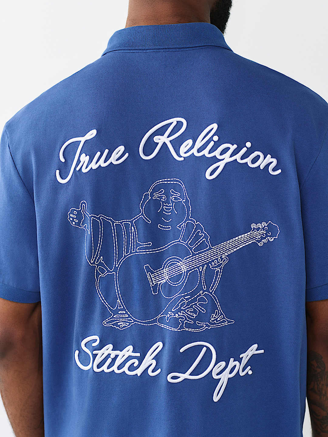 EMBROIDERED STITCH DEPT POLO SHIRT, image 1