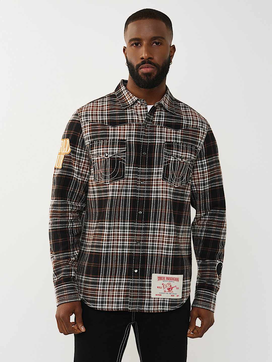BIG T PLAID WESTERN SHIRT, image 2