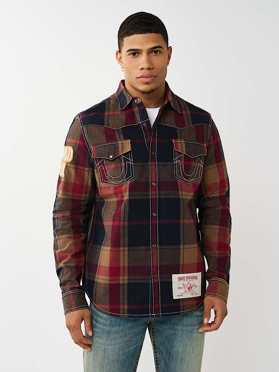 BIG T PLAID WESTERN SHIRT, image 2
