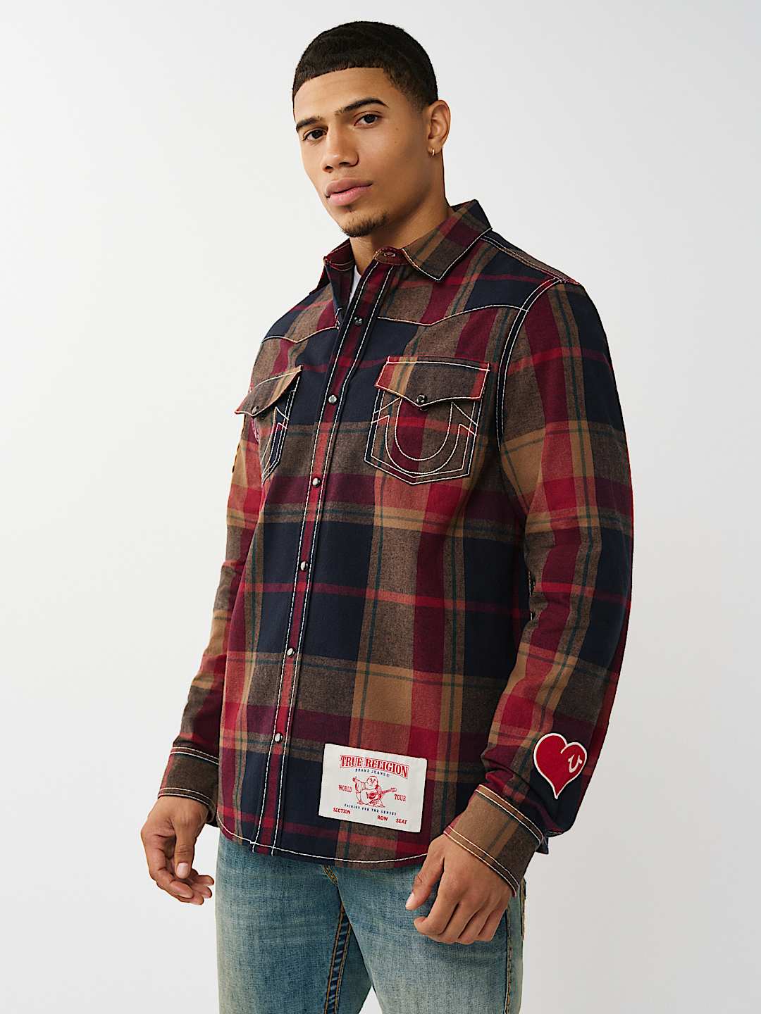 BIG T PLAID WESTERN SHIRT, image 3