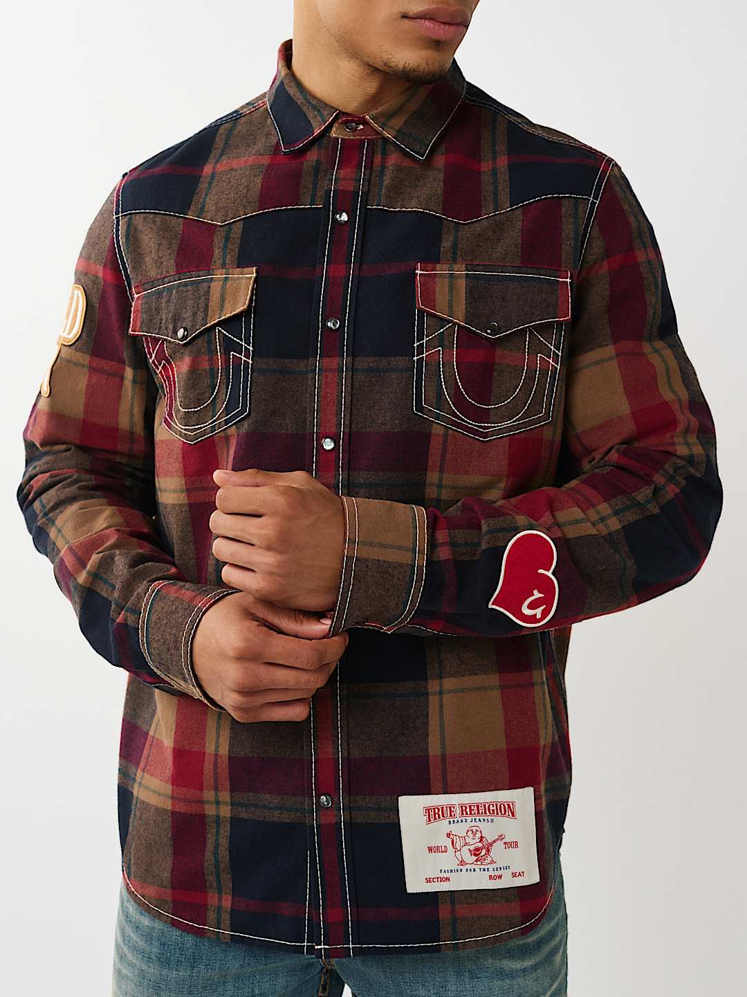 BIG T PLAID WESTERN SHIRT, image 4