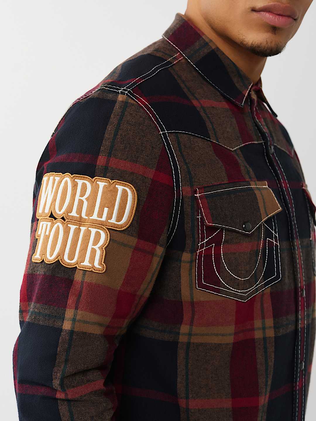 BIG T PLAID WESTERN SHIRT, image 5