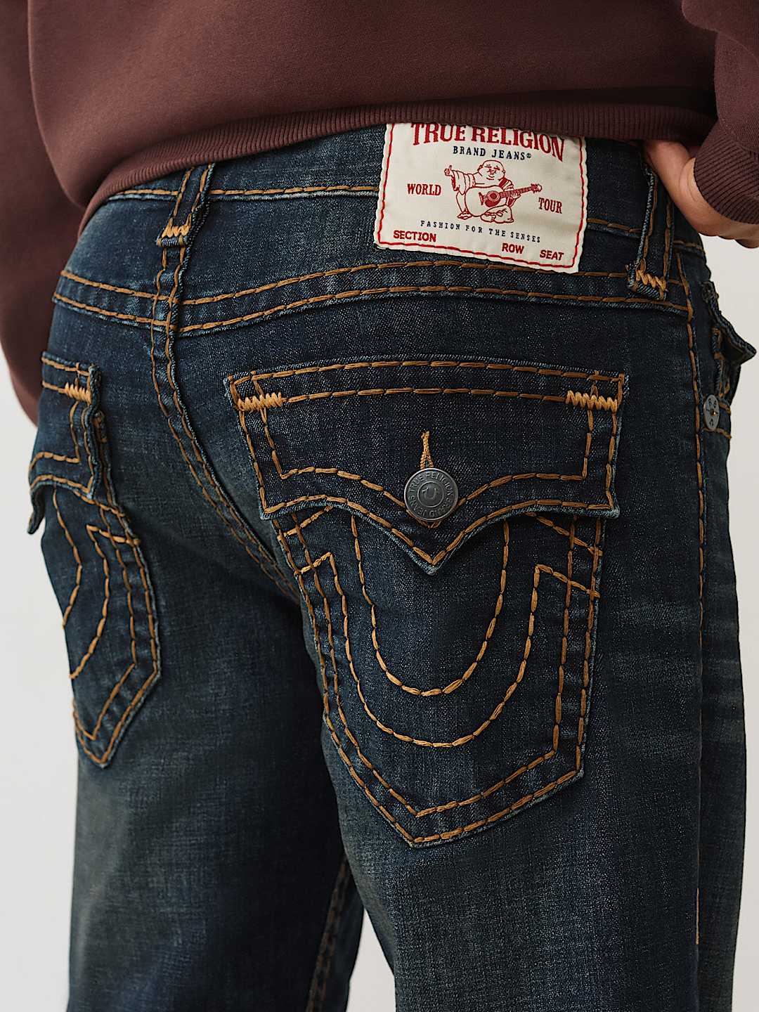 RICKY SUPER T FLAP STRAIGHT JEAN 34” - MIDNIGHT SPARK DARK WASH