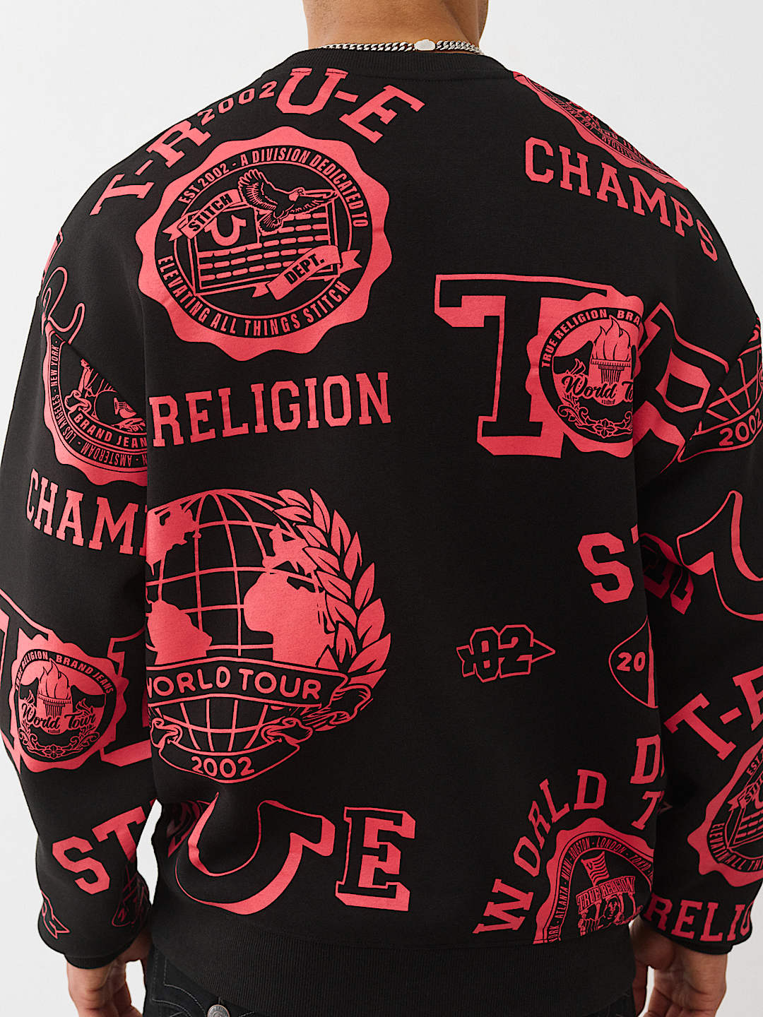 ALLOVER LOGO PRINT SWEATSHIRT, image 5