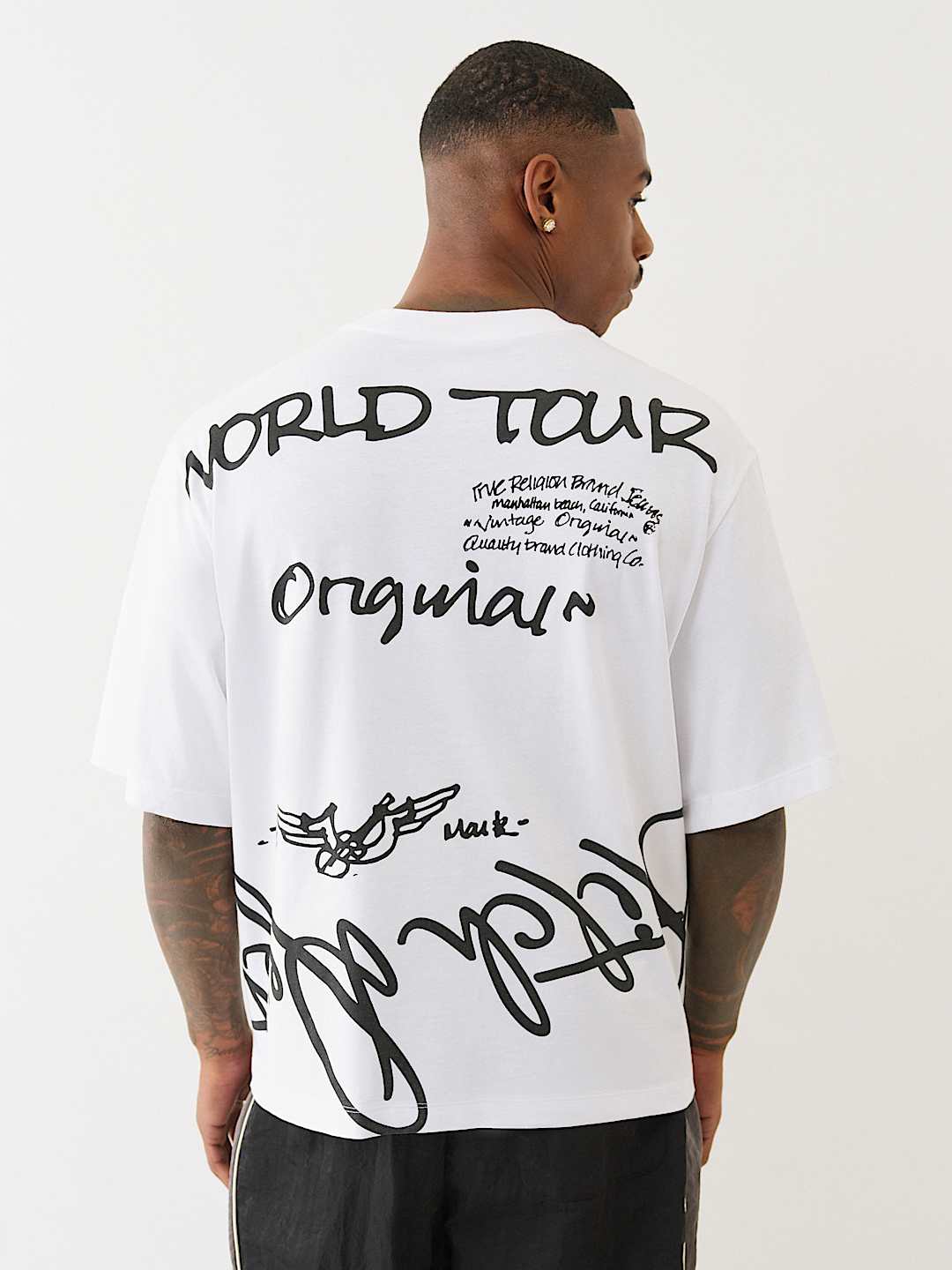 WORLD TOUR SCRIPT BOXY TEE, image 5