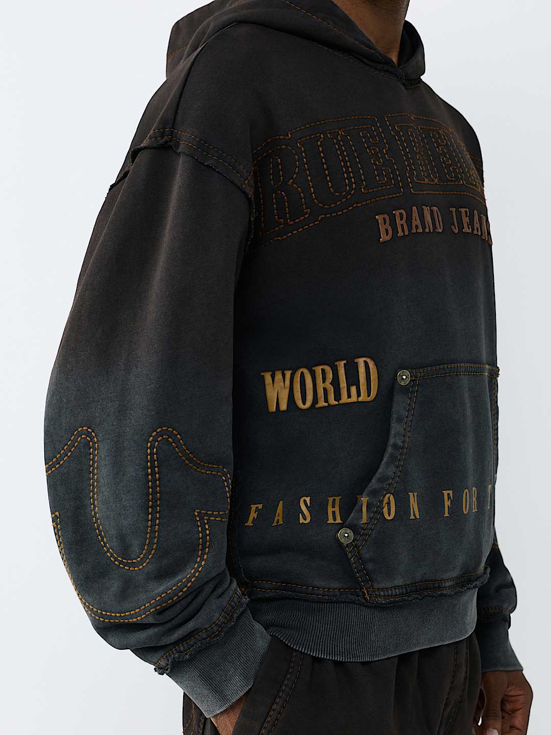 BIG T BOXY WASHED HOODIE, image 4