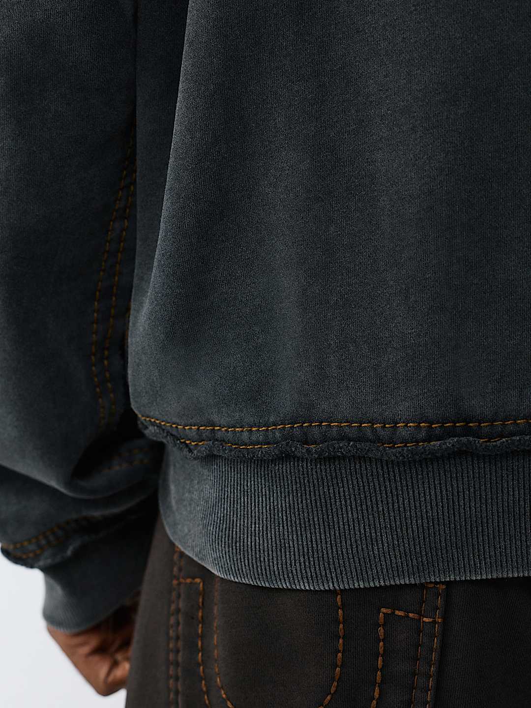 BIG T BOXY WASHED HOODIE, image 5
