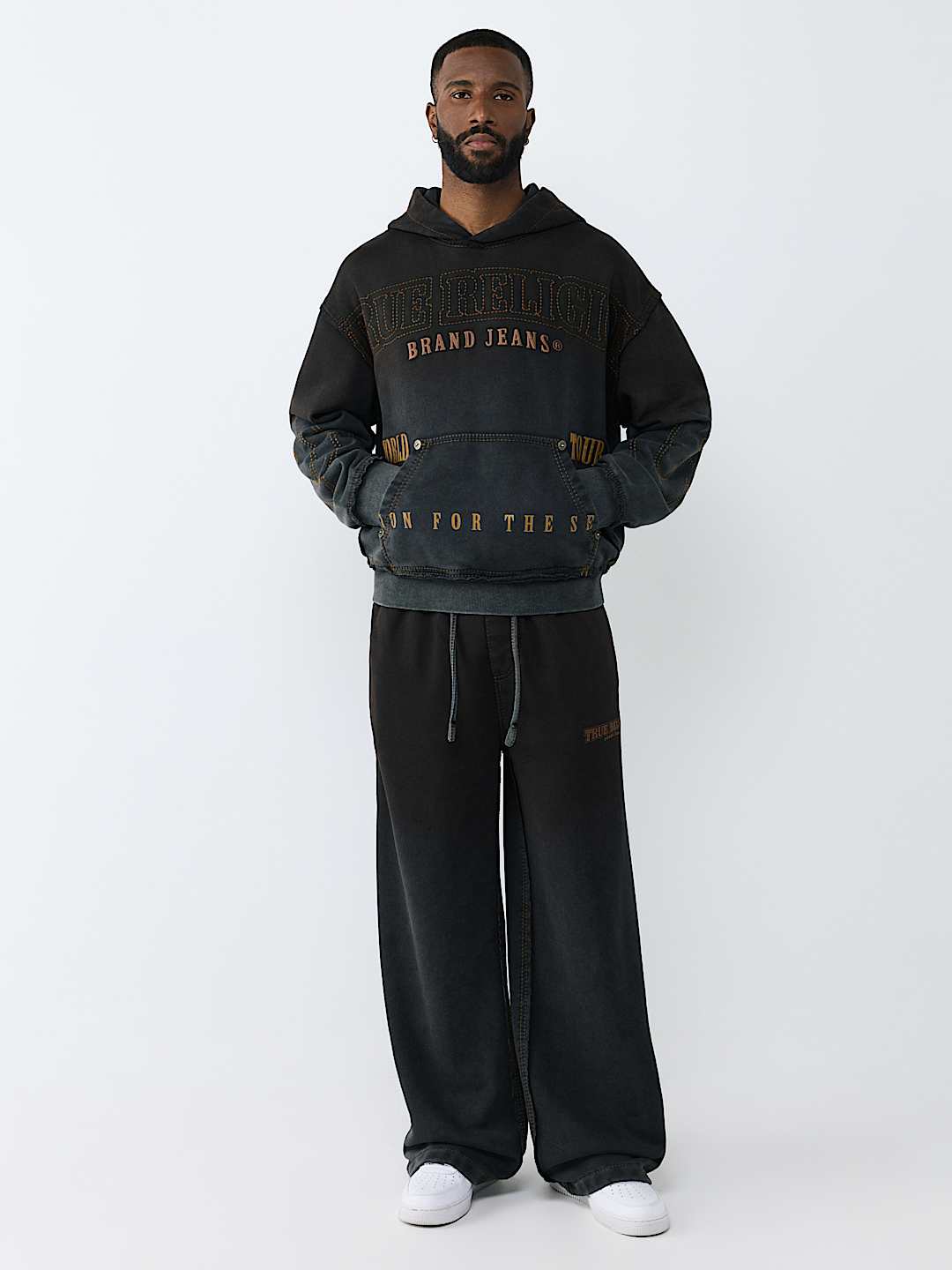 BIG T BOXY WASHED HOODIE, image 7