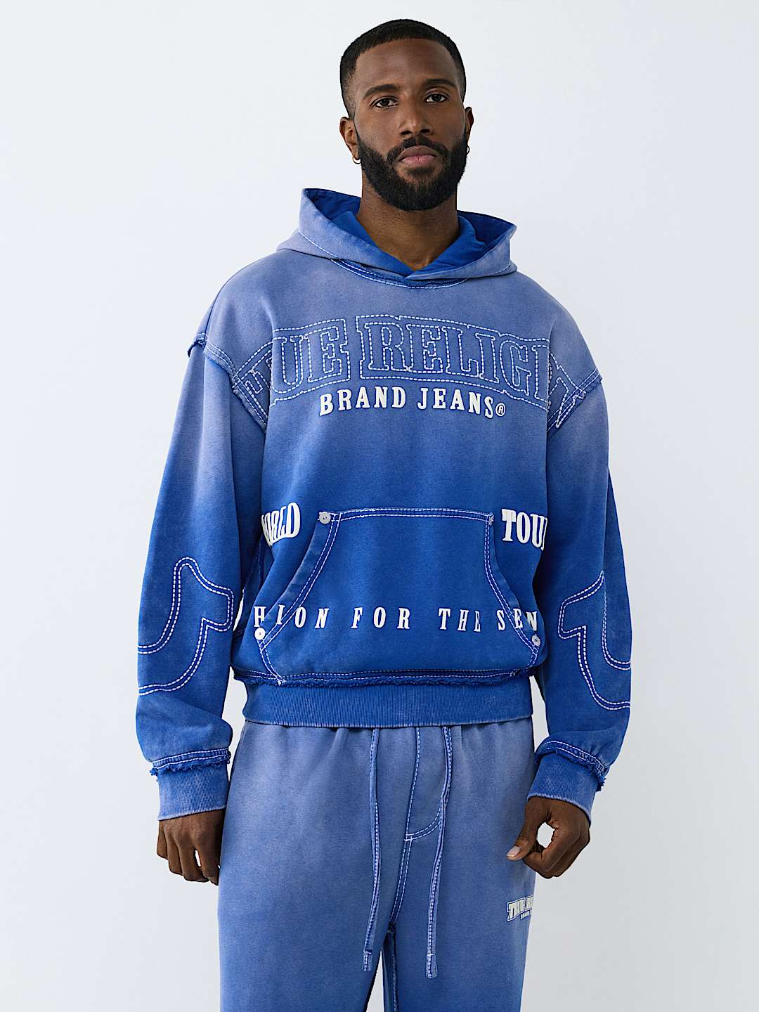 BIG T BOXY WASHED HOODIE, image 3