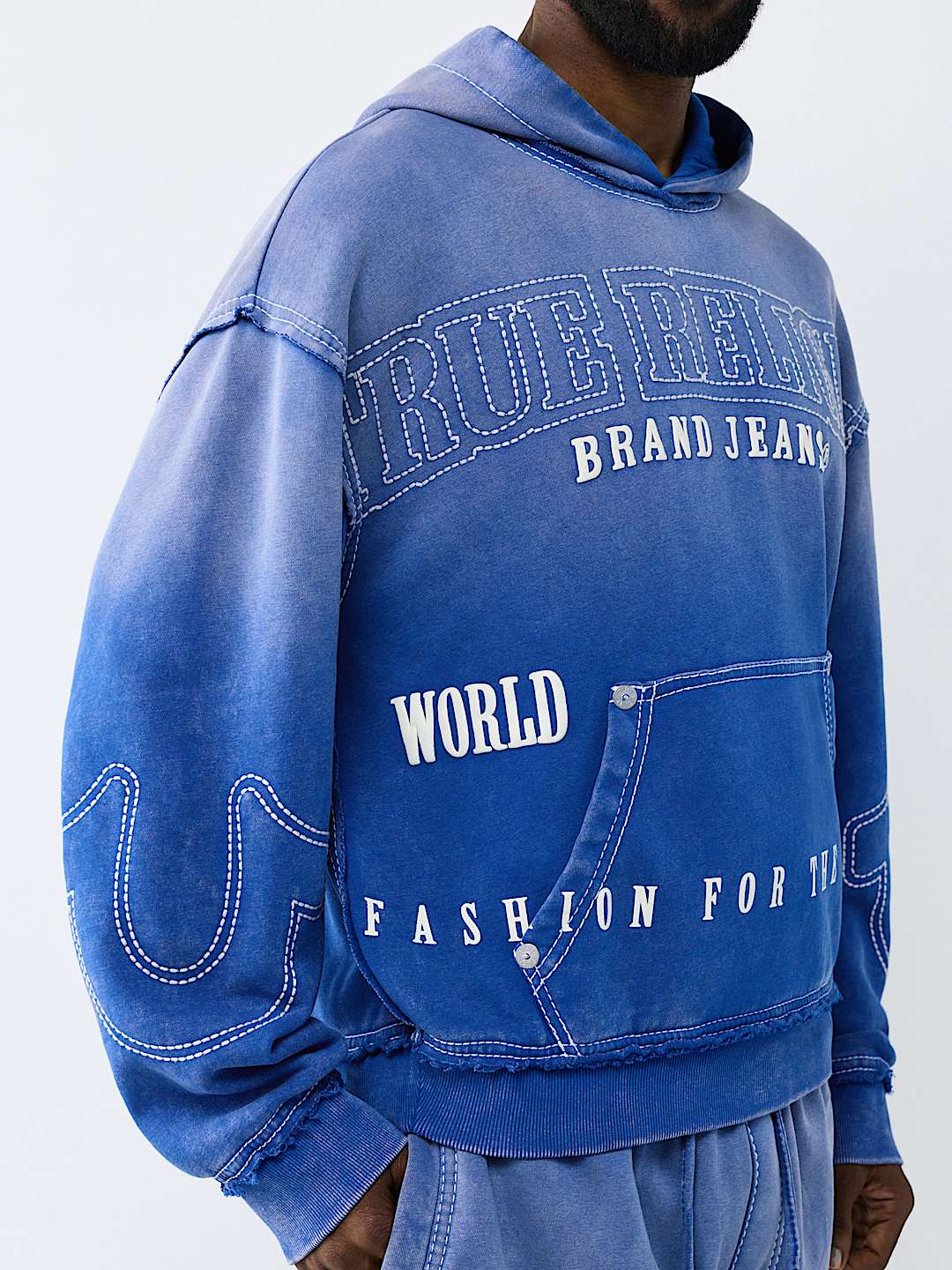 BIG T BOXY WASHED HOODIE, image 5