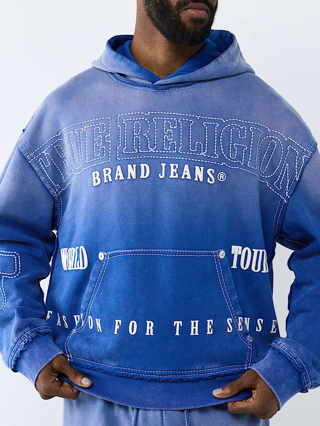 BIG T BOXY WASHED HOODIE, image 1
