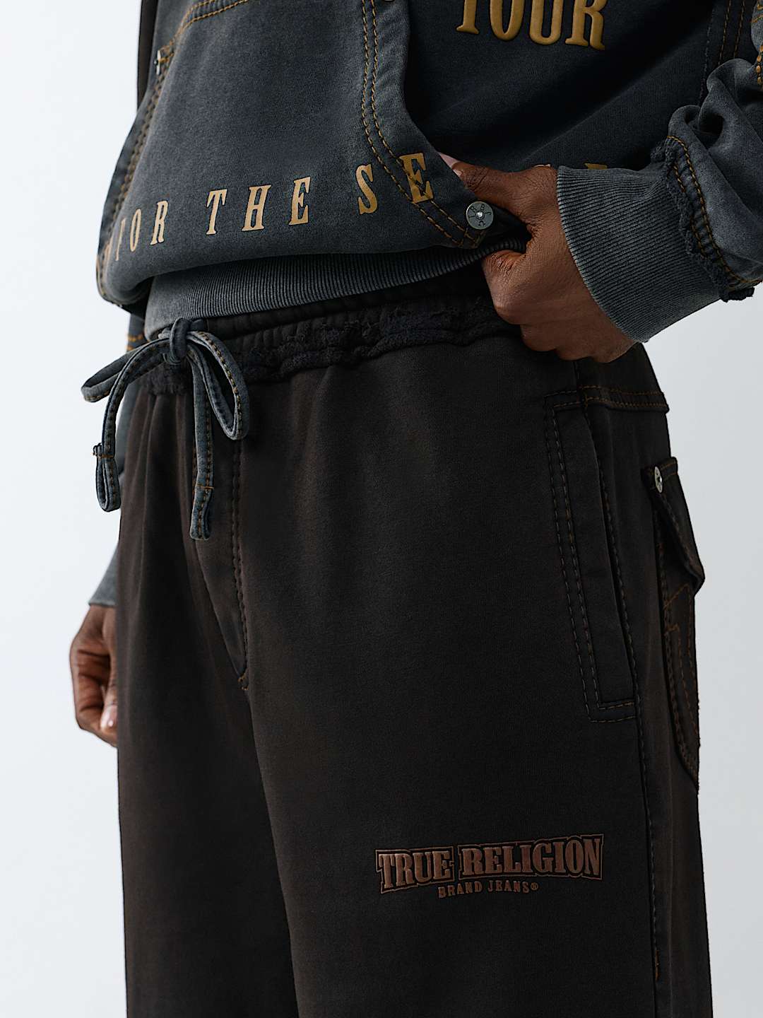 BIG T WASHED BAGGY SWEATPANT, image 4