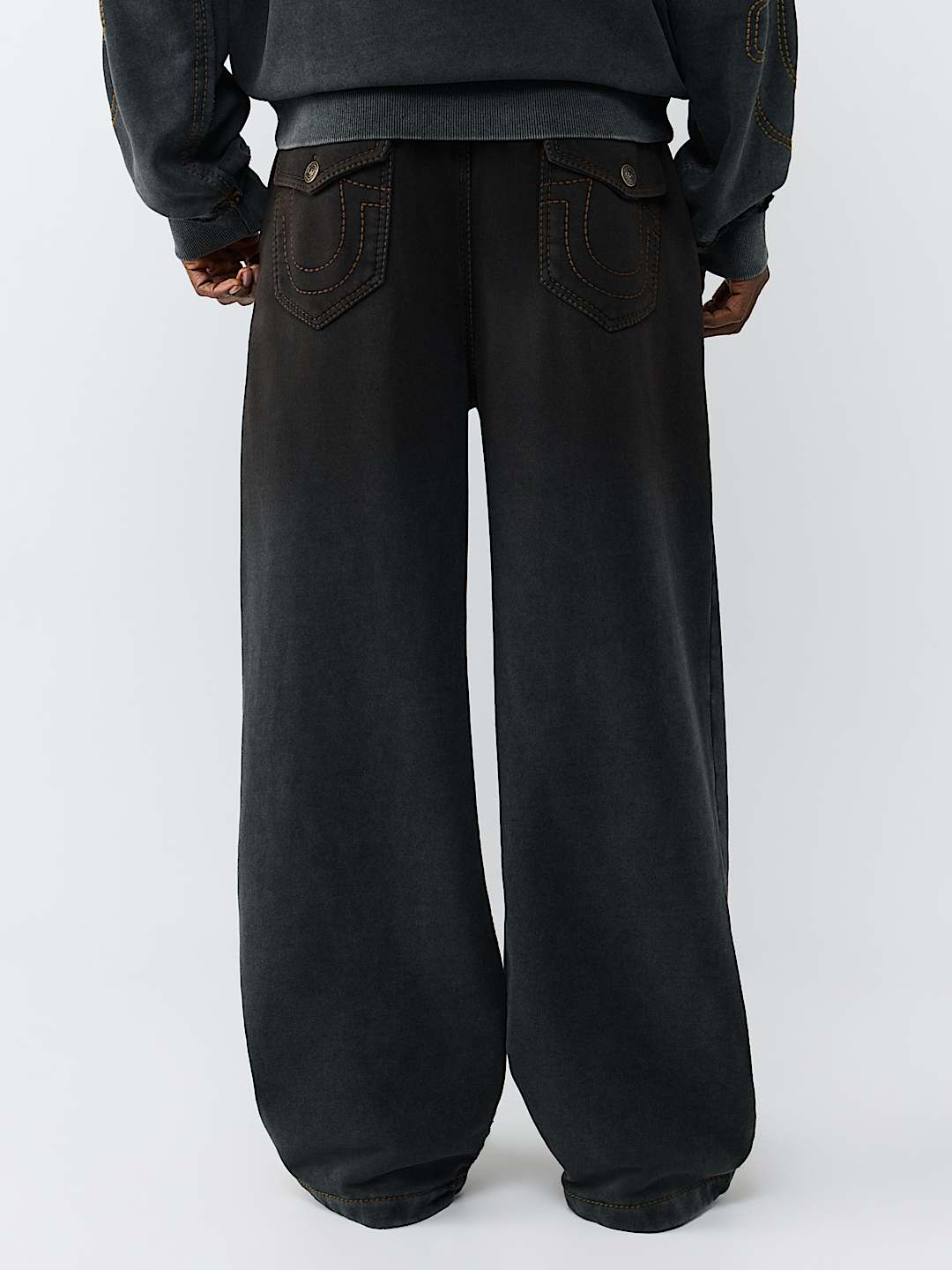 BIG T WASHED BAGGY SWEATPANT, image 5