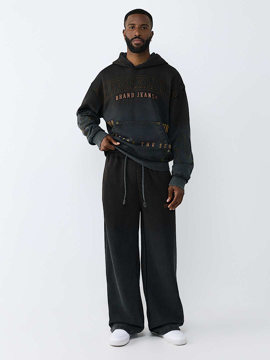 BIG T WASHED BAGGY SWEATPANT, image 6