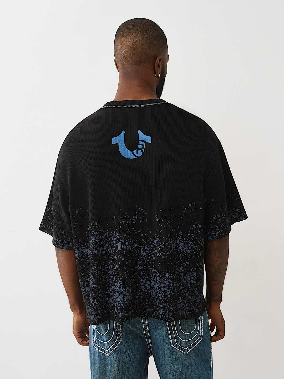 BOXY KNIT LOGO SHIRT, image 2