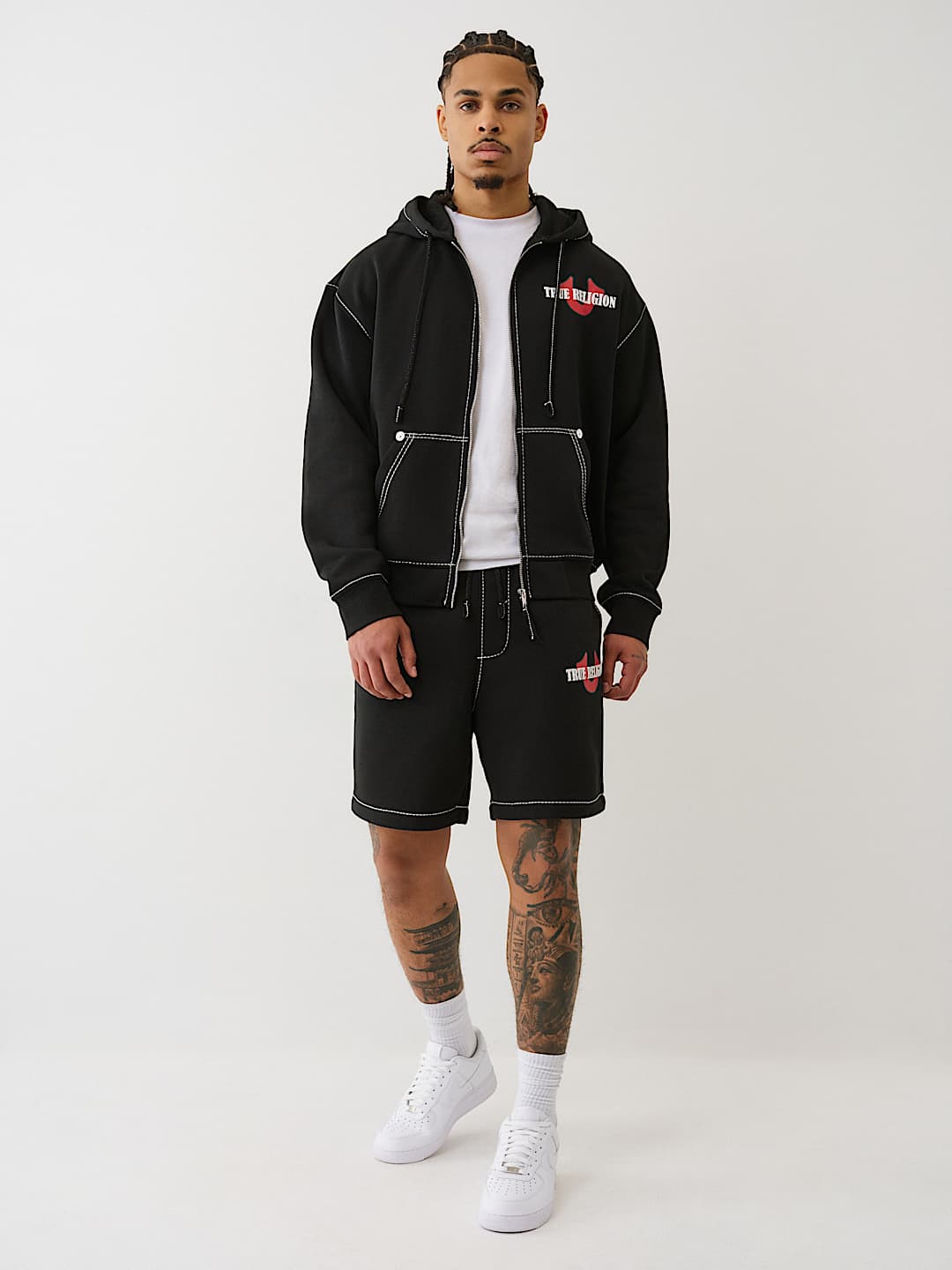 【TRUE RELIGION】★ハーフパンツ★ BIG T SLUB SWEAT SHORT BIG T SLUB SWEAT SHORT | True Religion