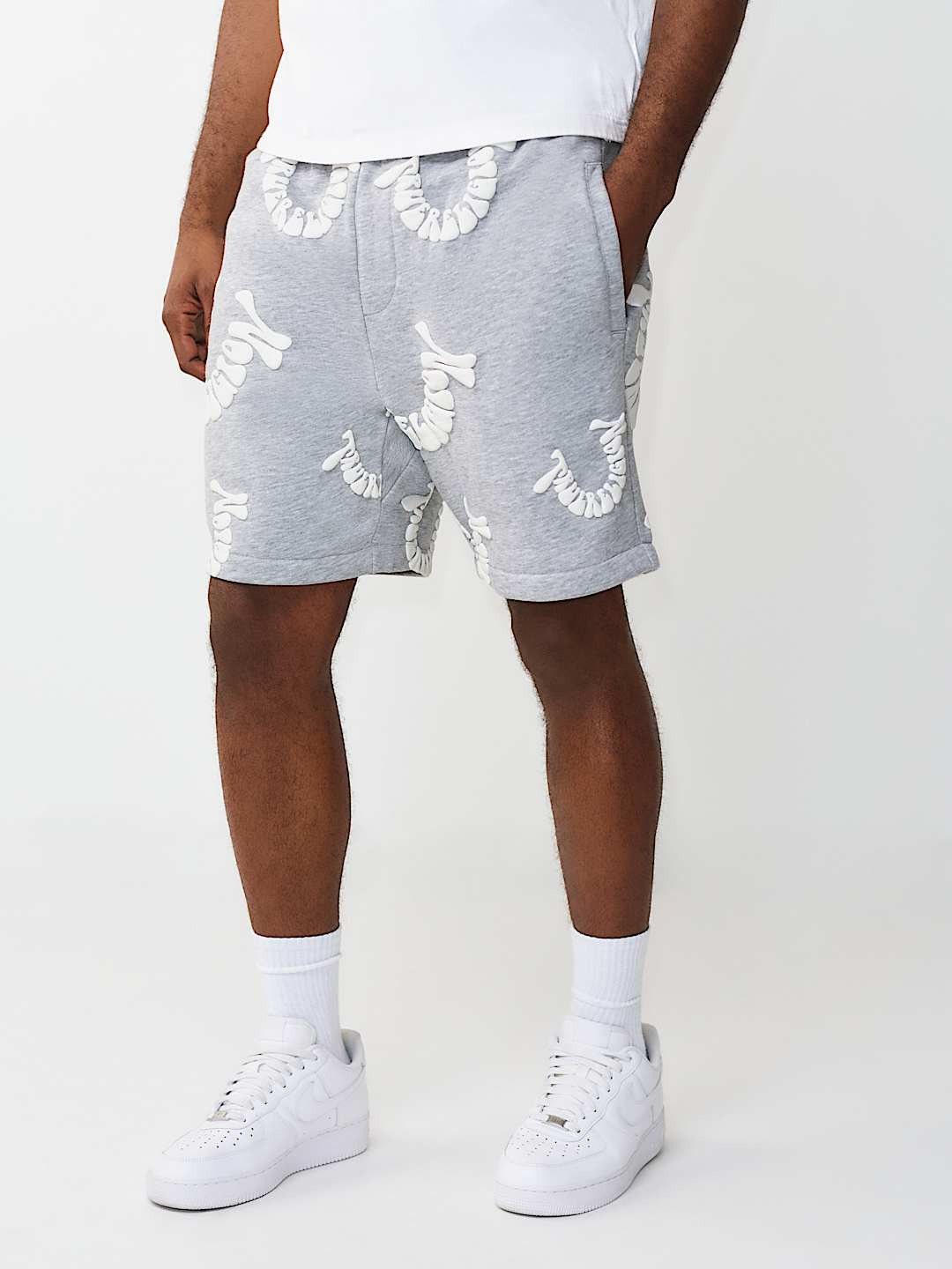 WARPED LOGO FLEECE SHORT, image 4