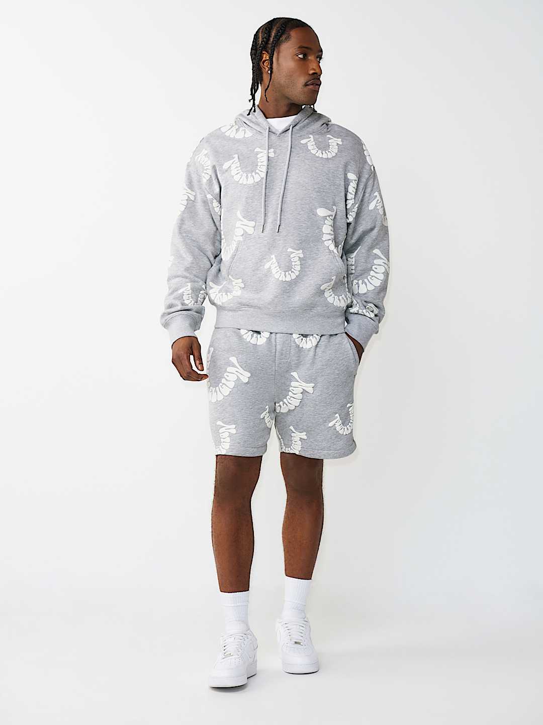 WARPED LOGO FLEECE SHORT, image 6