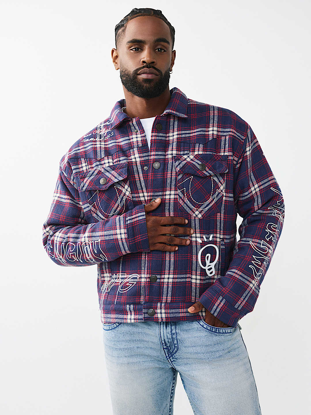 JIMMY OVERSIZED FLANNEL JACKET, image 2