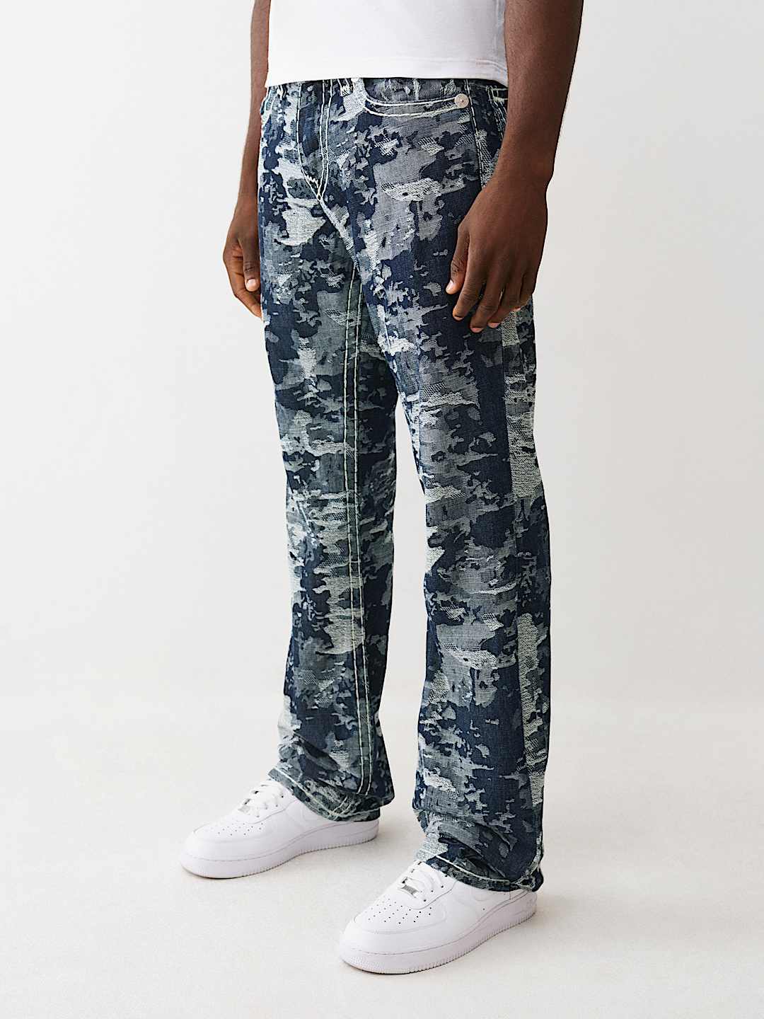 BILLY JACQUARD SUPER T STACKED  BOOTCUT JEAN, image 4