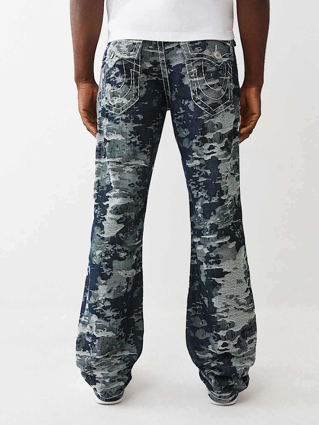 BILLY JACQUARD SUPER T STACKED  BOOTCUT JEAN, image 6