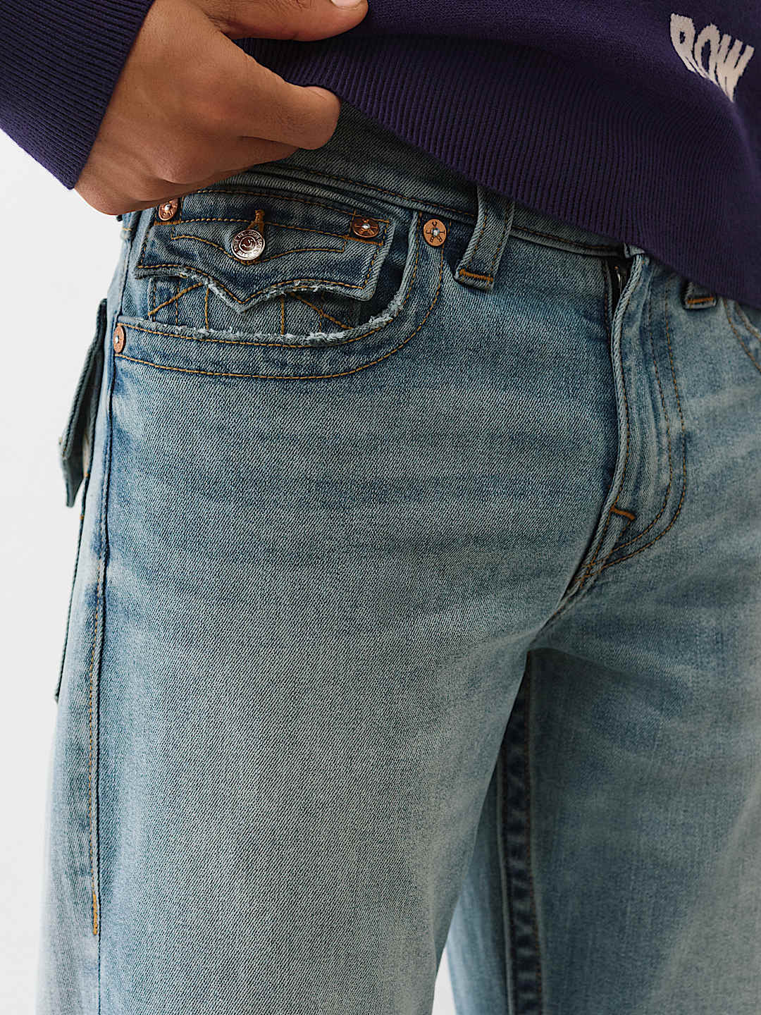 JEANS RECTOS RICKY CON SOLAPA DE 34&rdquo;, image 4