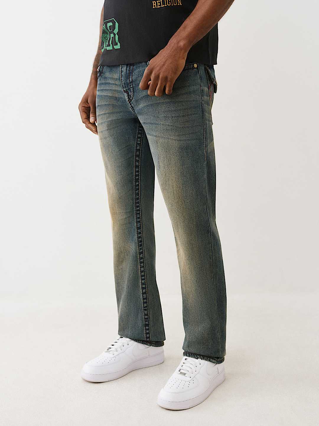 RICKY BIG T FLAP STRAIGHT JEAN 34", image 3