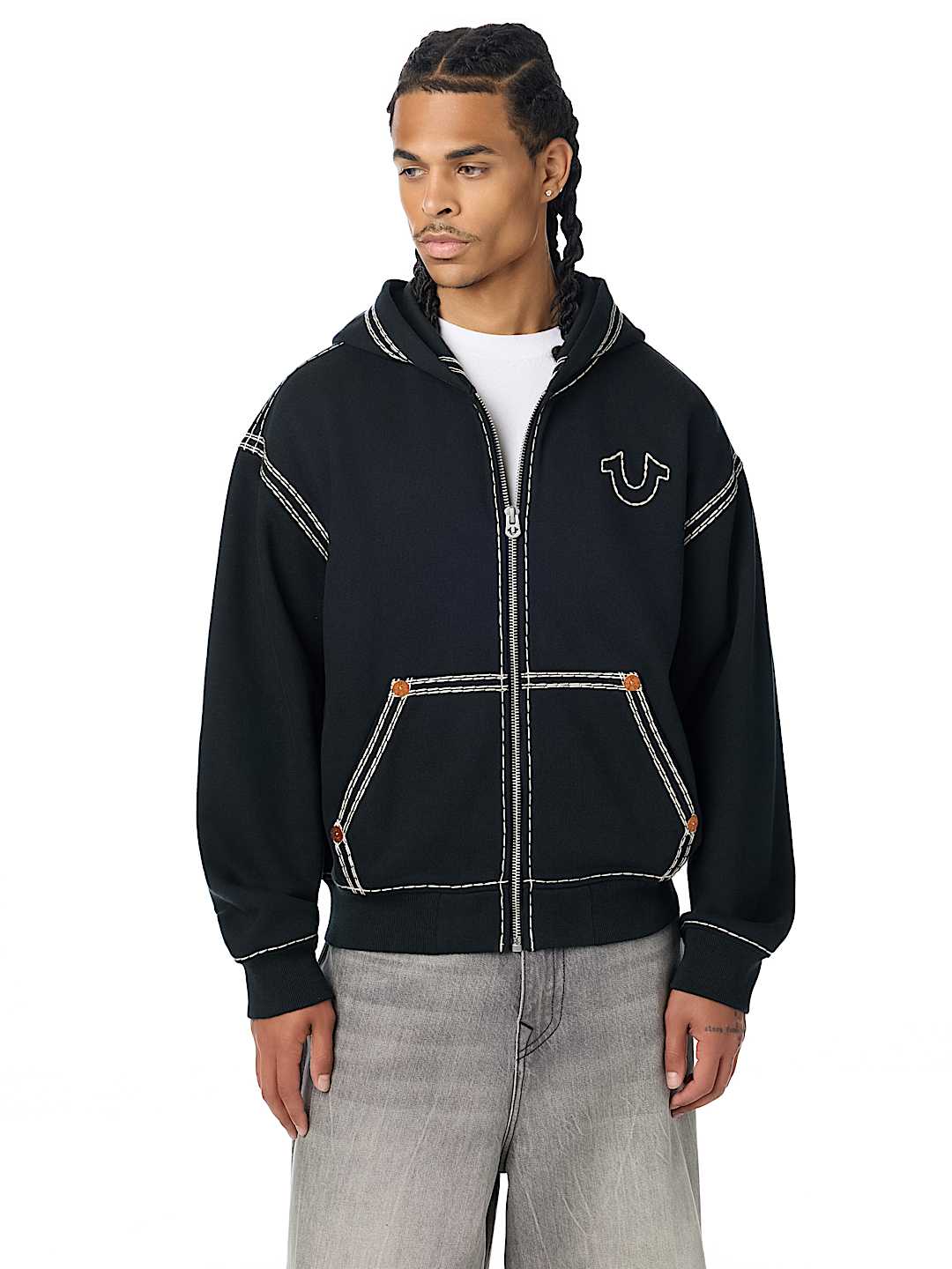 SUPER QT BOXY ZIP HOODIE