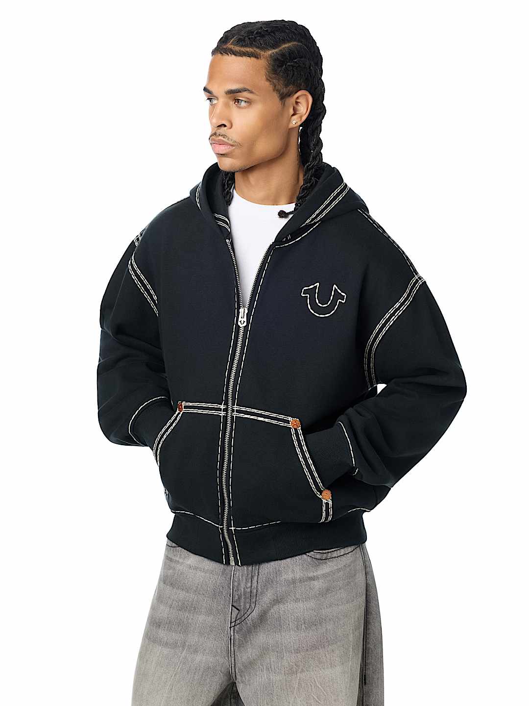 SUPER QT BOXY ZIP HOODIE