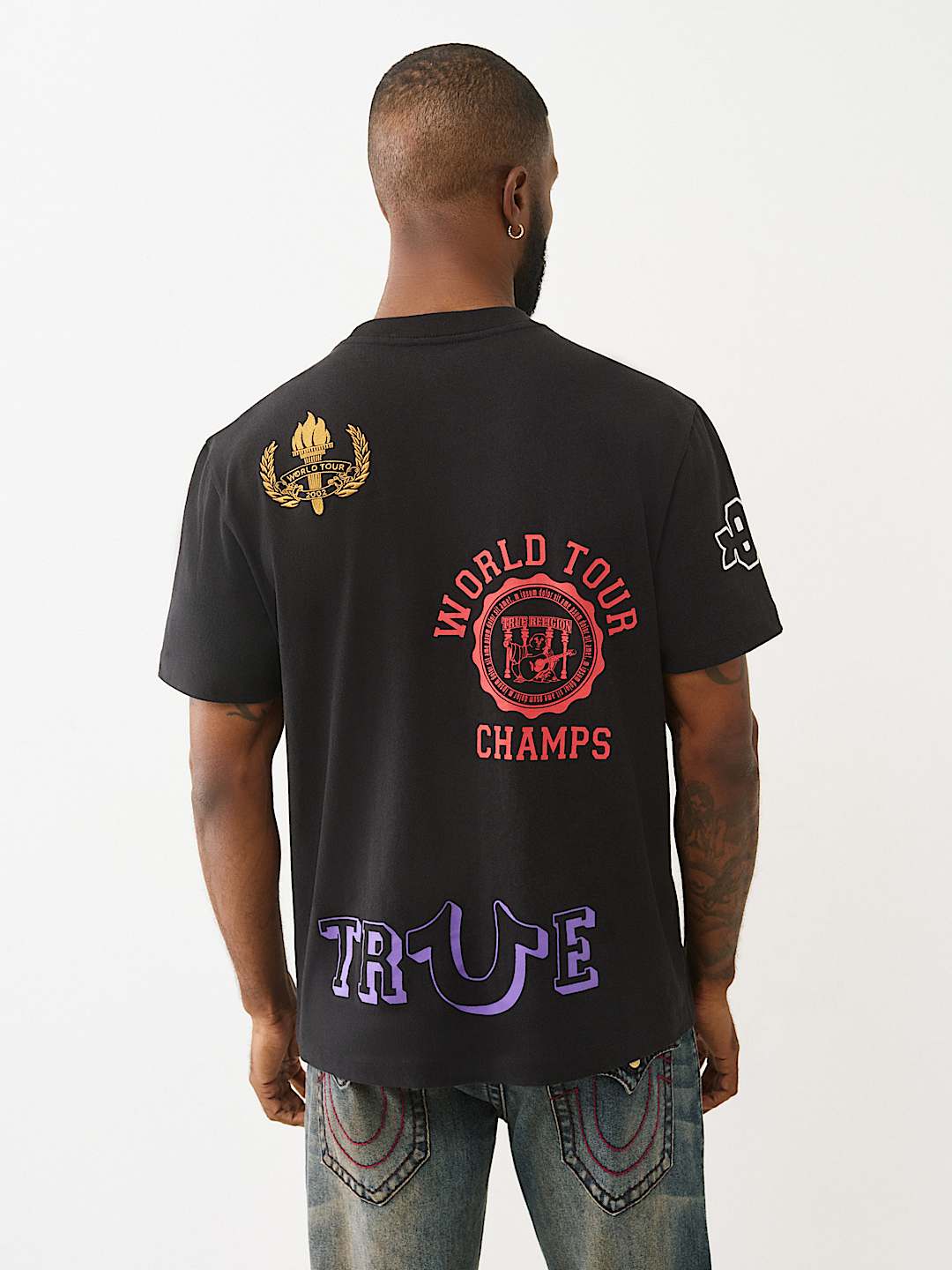 EMBROIDERED UNIVERSITY LOGO TEE, image 2