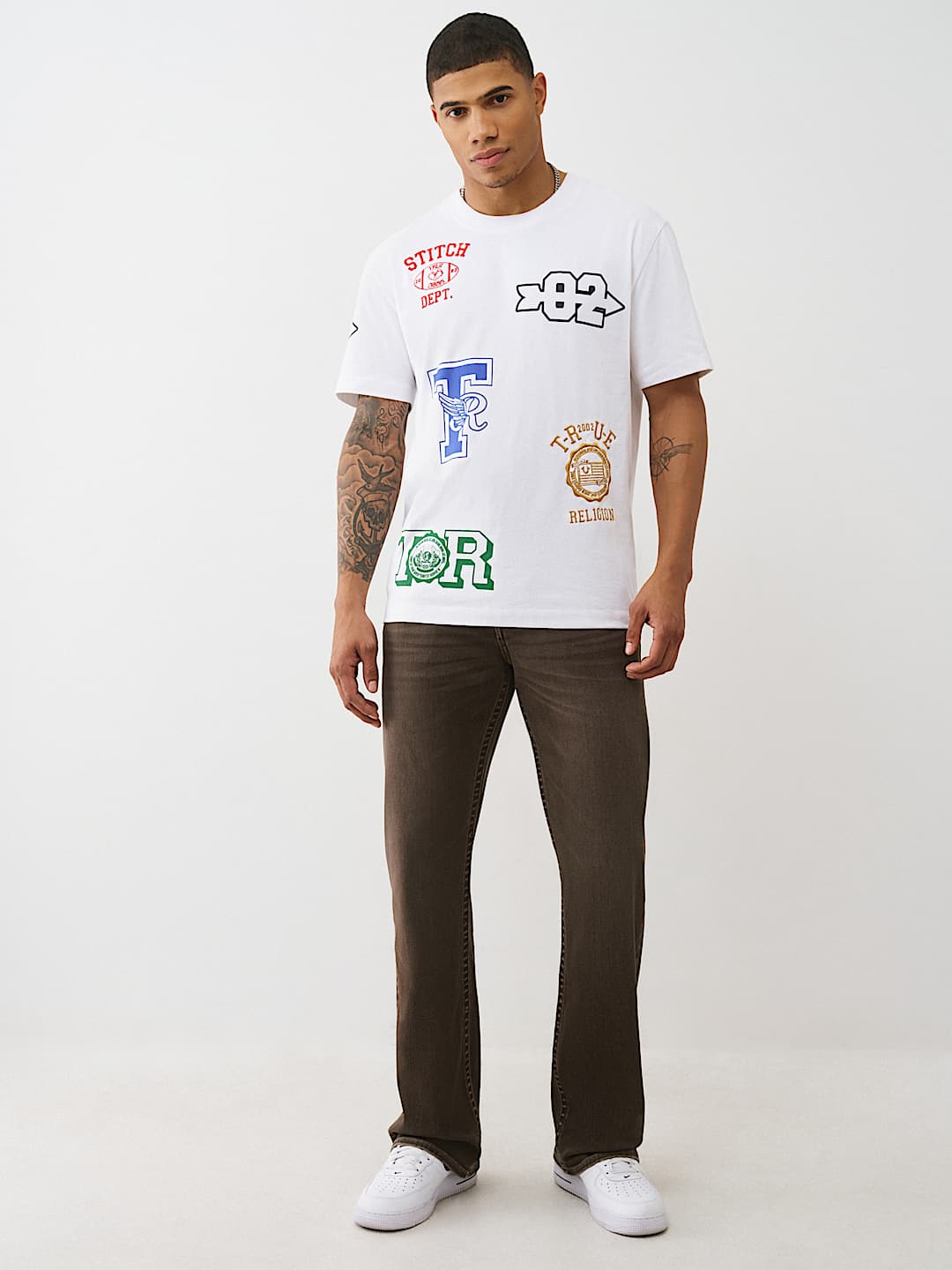 EMBROIDERED UNIVERSITY LOGO TEE, image 6