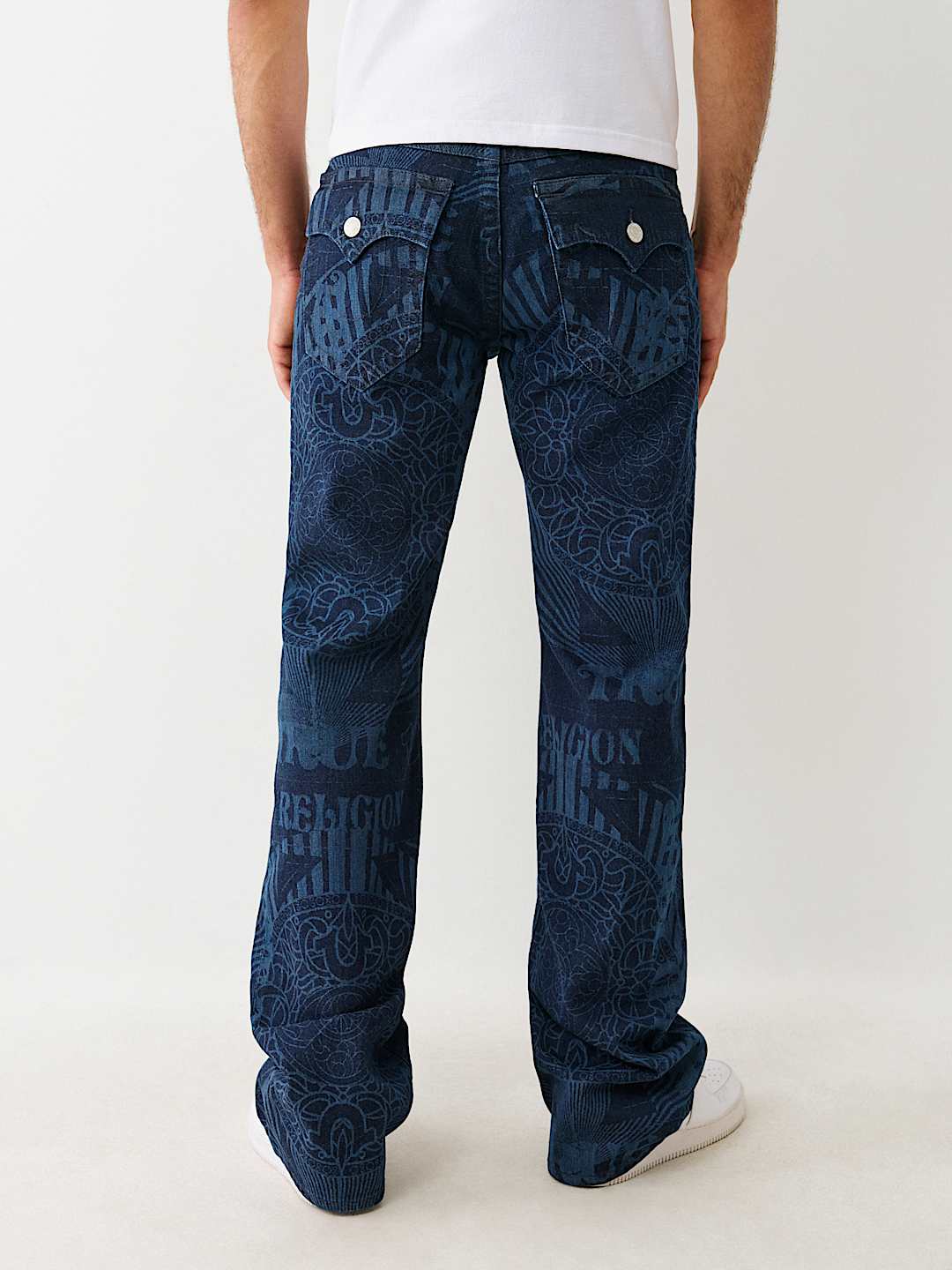 BILLY PRINTED STACKED BOOTCUT JEAN