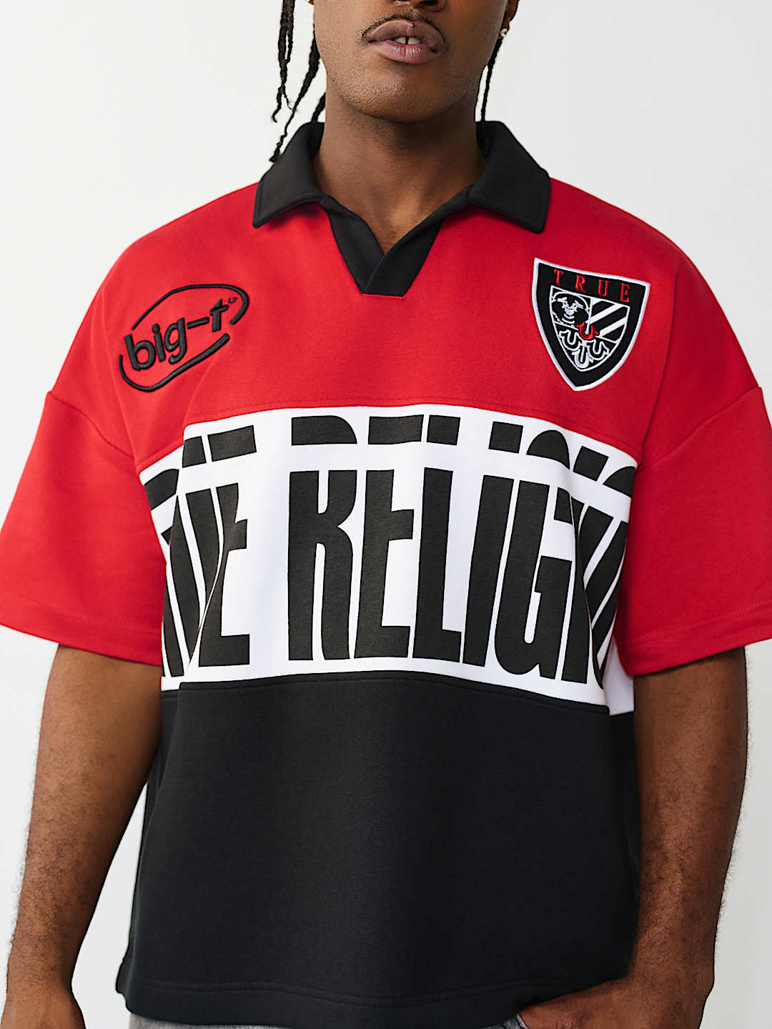 OVERSIZED JERSEY POLO SHIRT, image 4