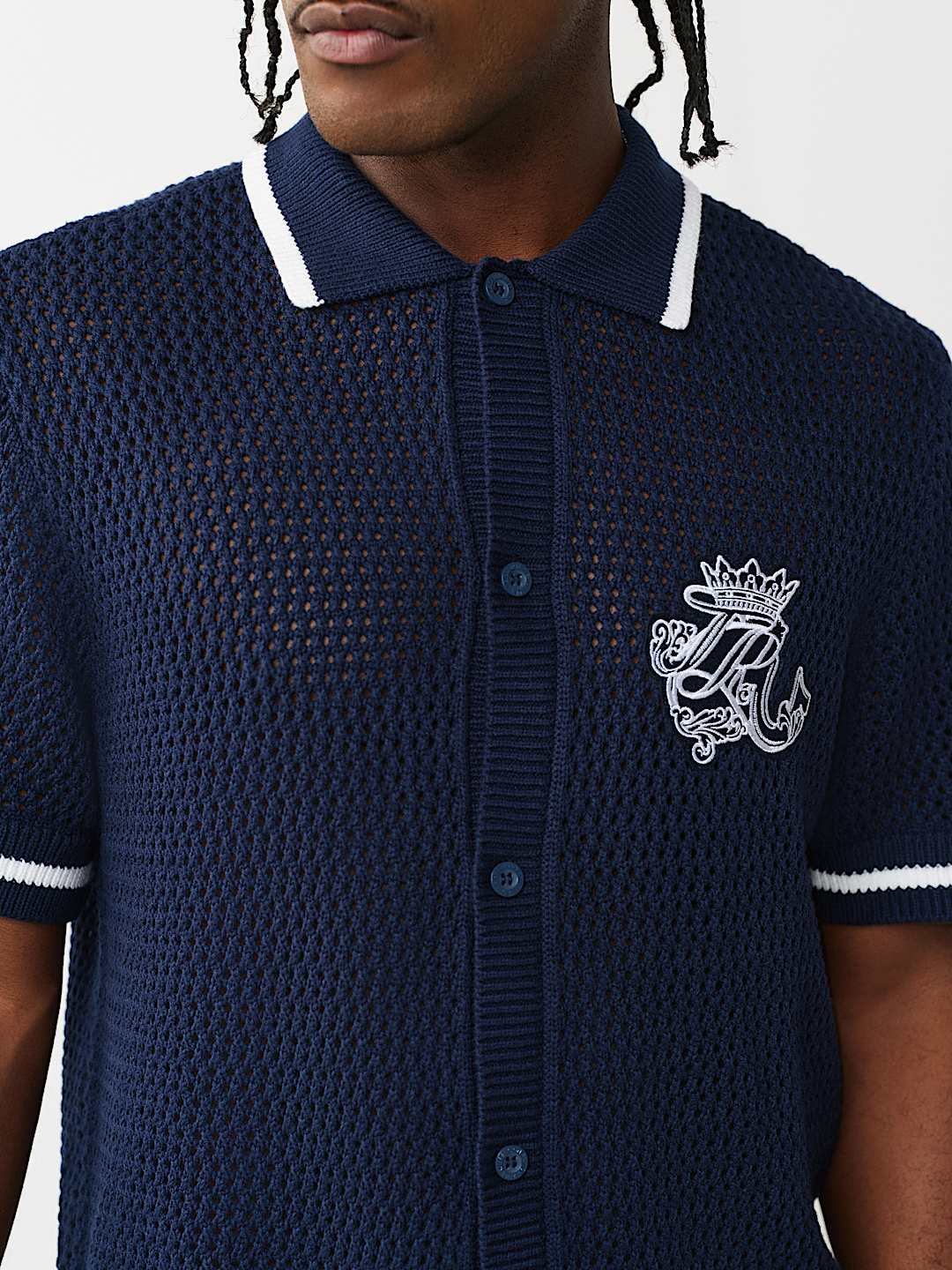 CROWN LOGO KNIT SHIRT, image 2