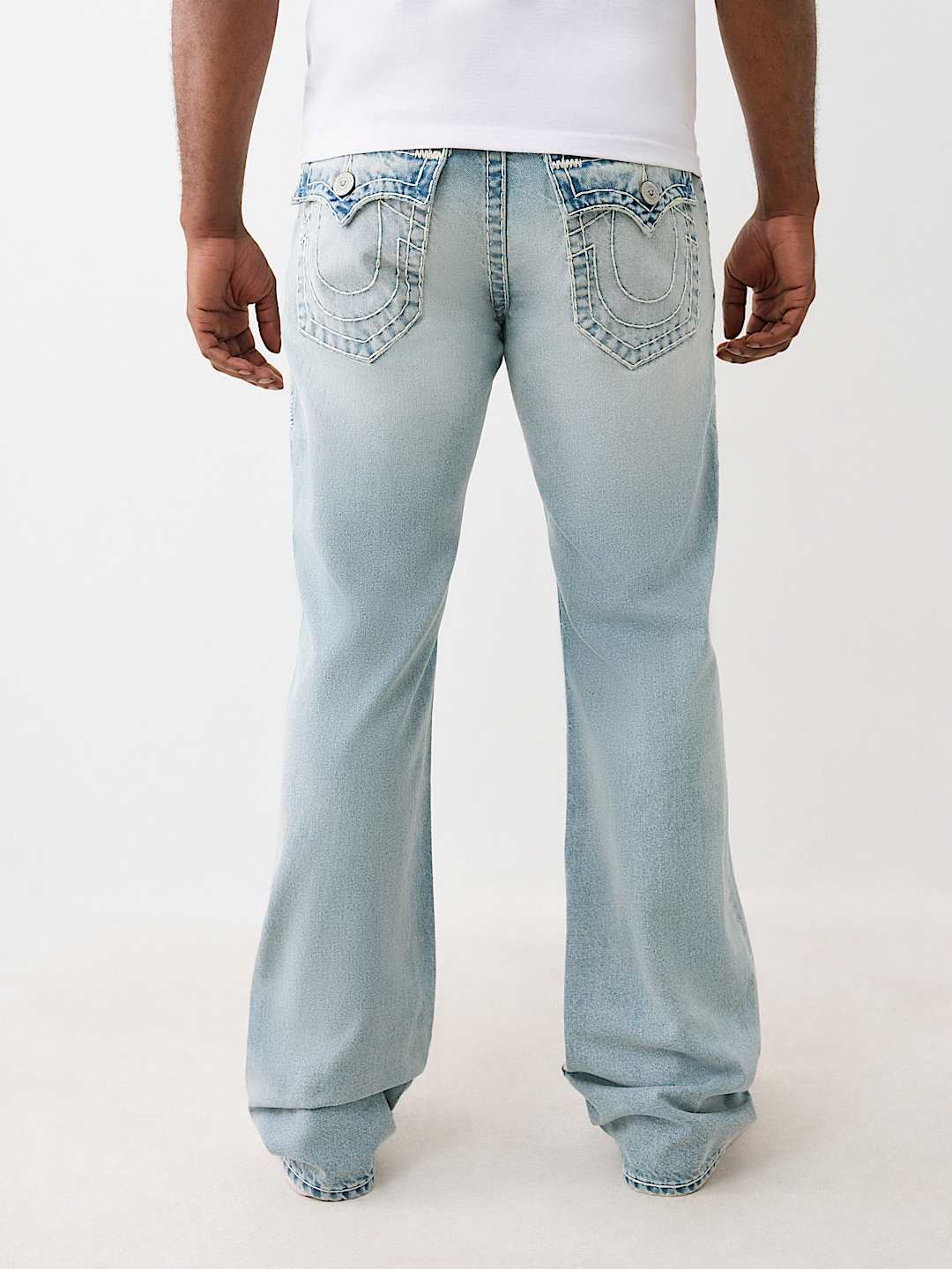 BILLY SUPER T STACKED STRAIGHT JEAN - Kolari Light Wash