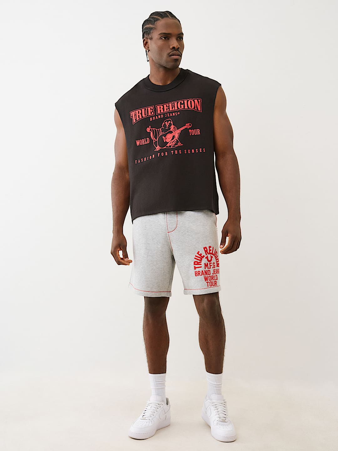 WORLD TOUR SLEEVELESS CUT OFF TEE