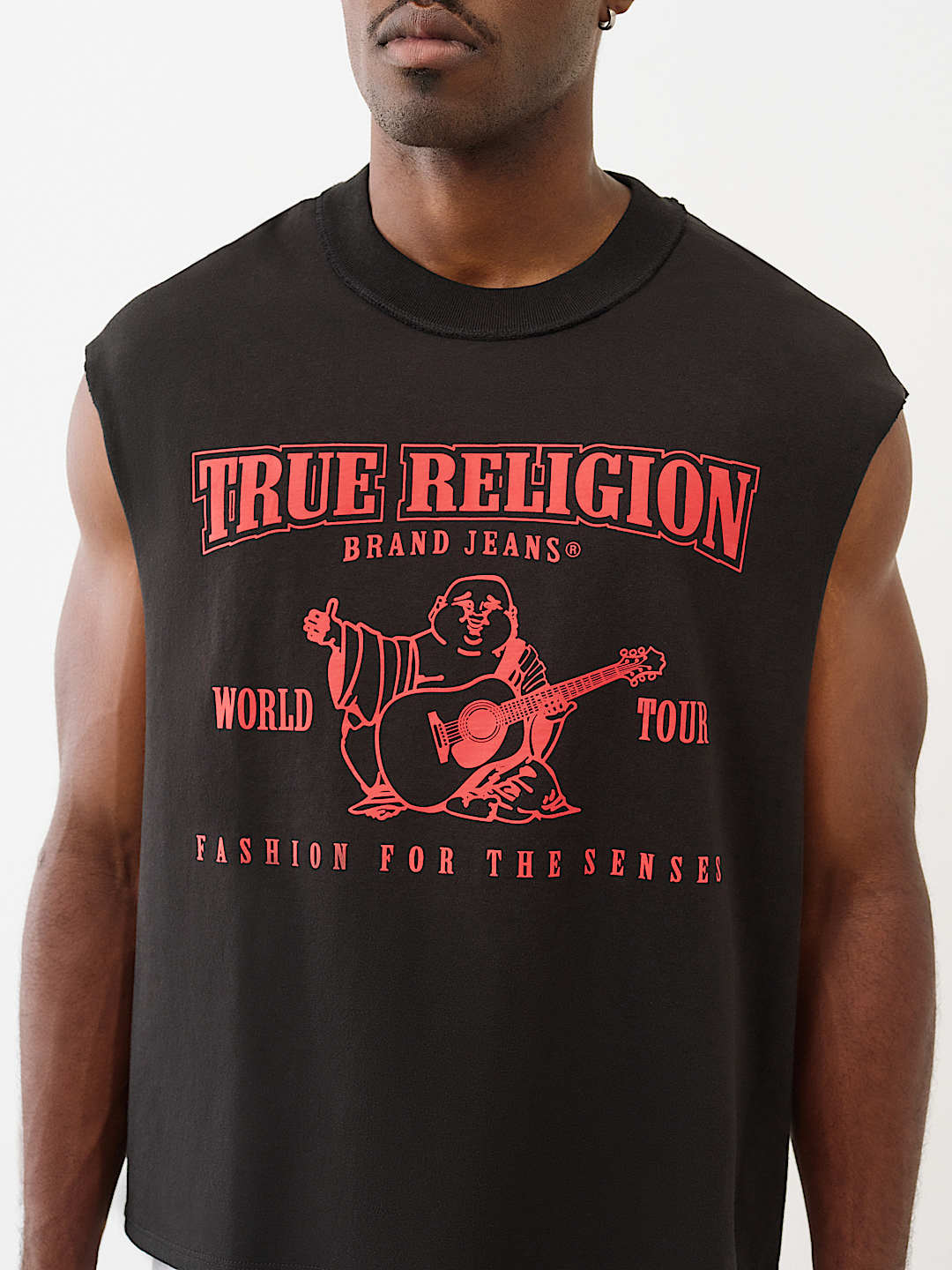 WORLD TOUR SLEEVELESS CUT OFF TEE