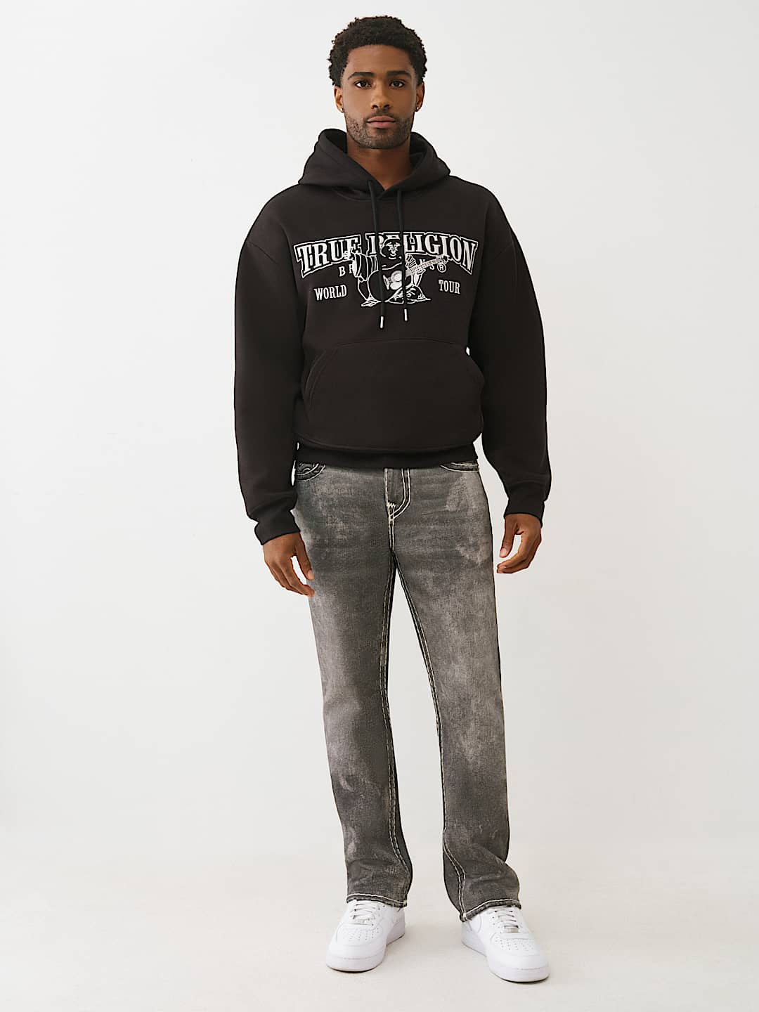 RICKY PRINTED FLEECE SUPER T STRAIGHT JEAN 34&rdquo;, image 6